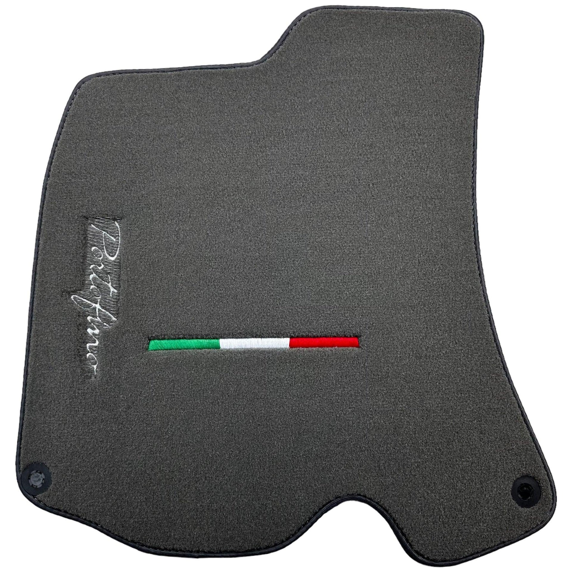 Gray Floor Mats for Ferrari Portofino (2018-2023) Italian Edition - AutoWin