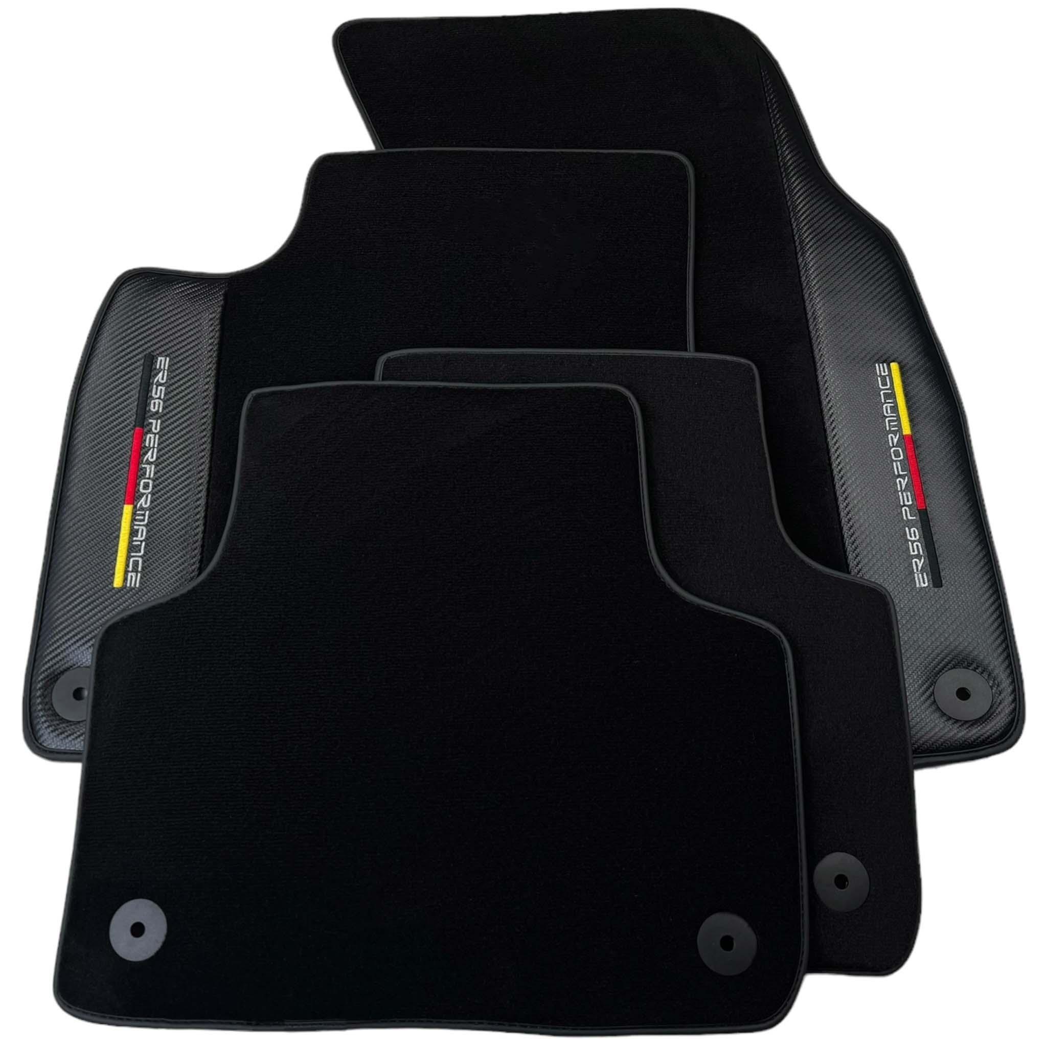 Black Floor Mats for Audi A6 - C8 Allroad Quattro (2019-2023) | ER56 Performance - AutoWin