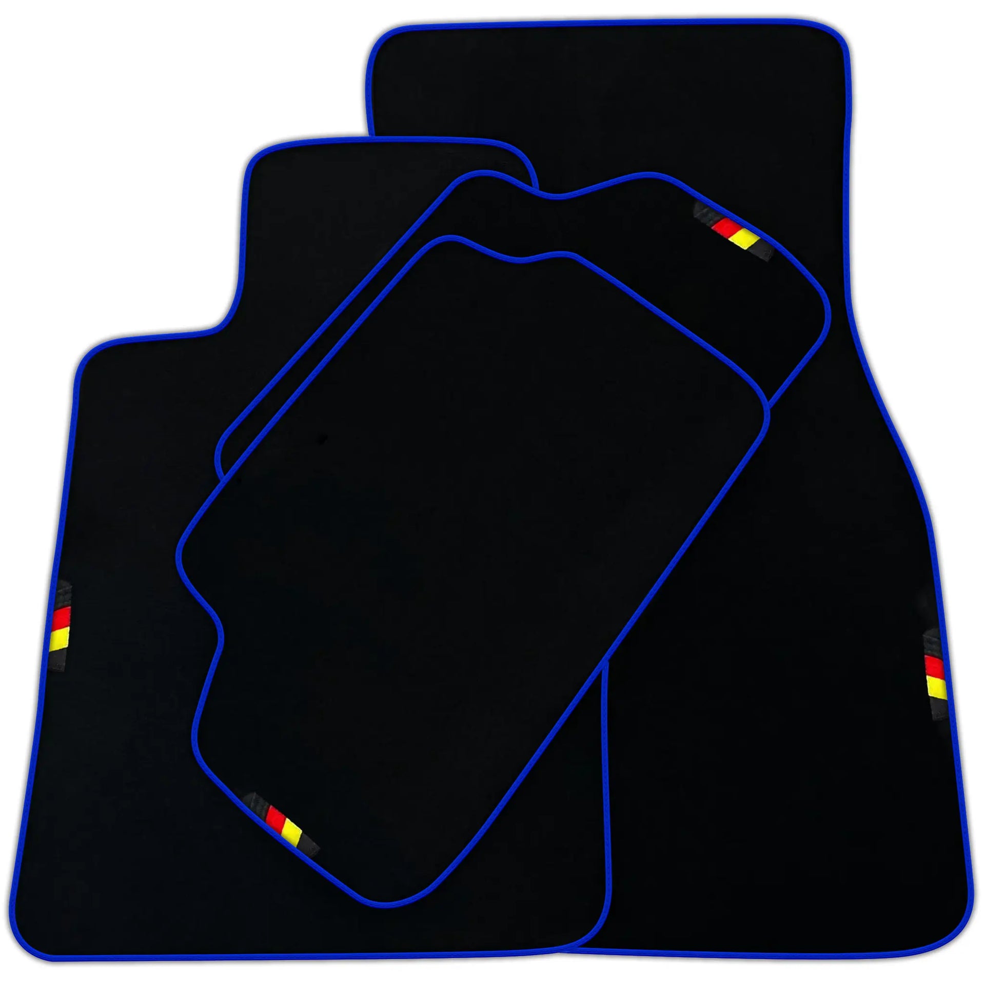 Black Floor Mats For BMW 5 Series F10 Germany Edition | Various Trim Colors