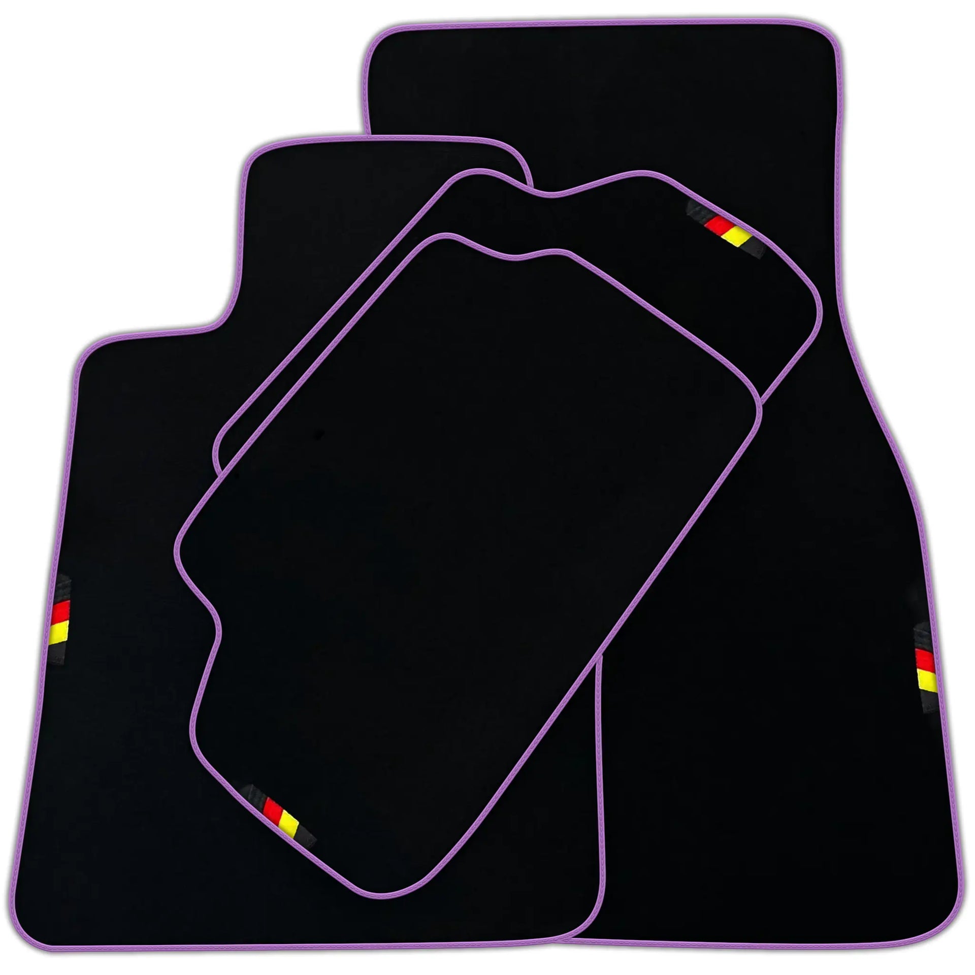Black Floor Mats For BMW 6 Series F06 Gran Coupe Germany Edition AutoWin Brand | Various Trim Colors