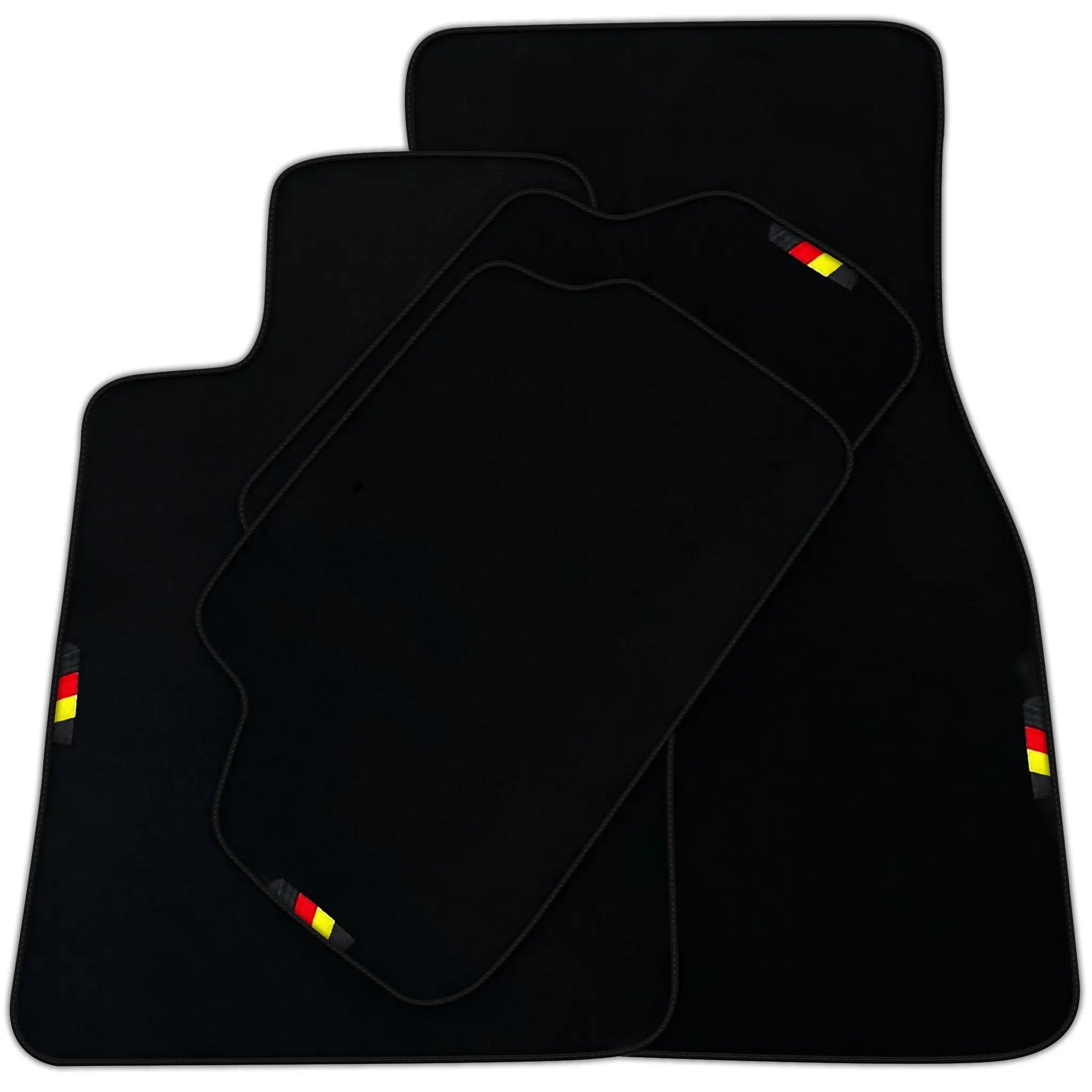 Black Floor Mats For BMW 7 Series G11 Germany Edition AutoWin Brand | Various Trim Colors