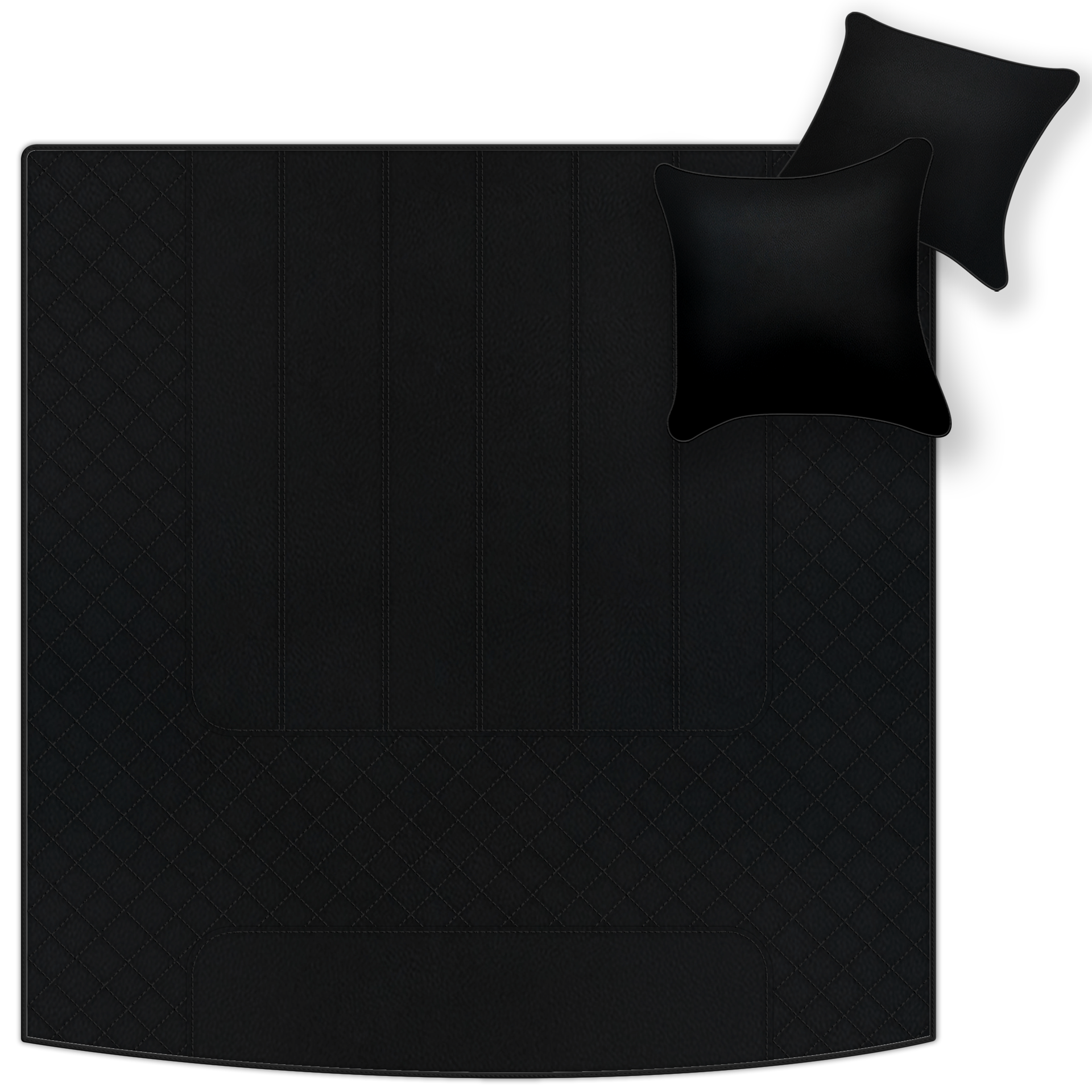 Customizable Leather Trunk Floor Mats with AW1 Pattern for Bentley Red Label RL (1998-2009) - AutoWin