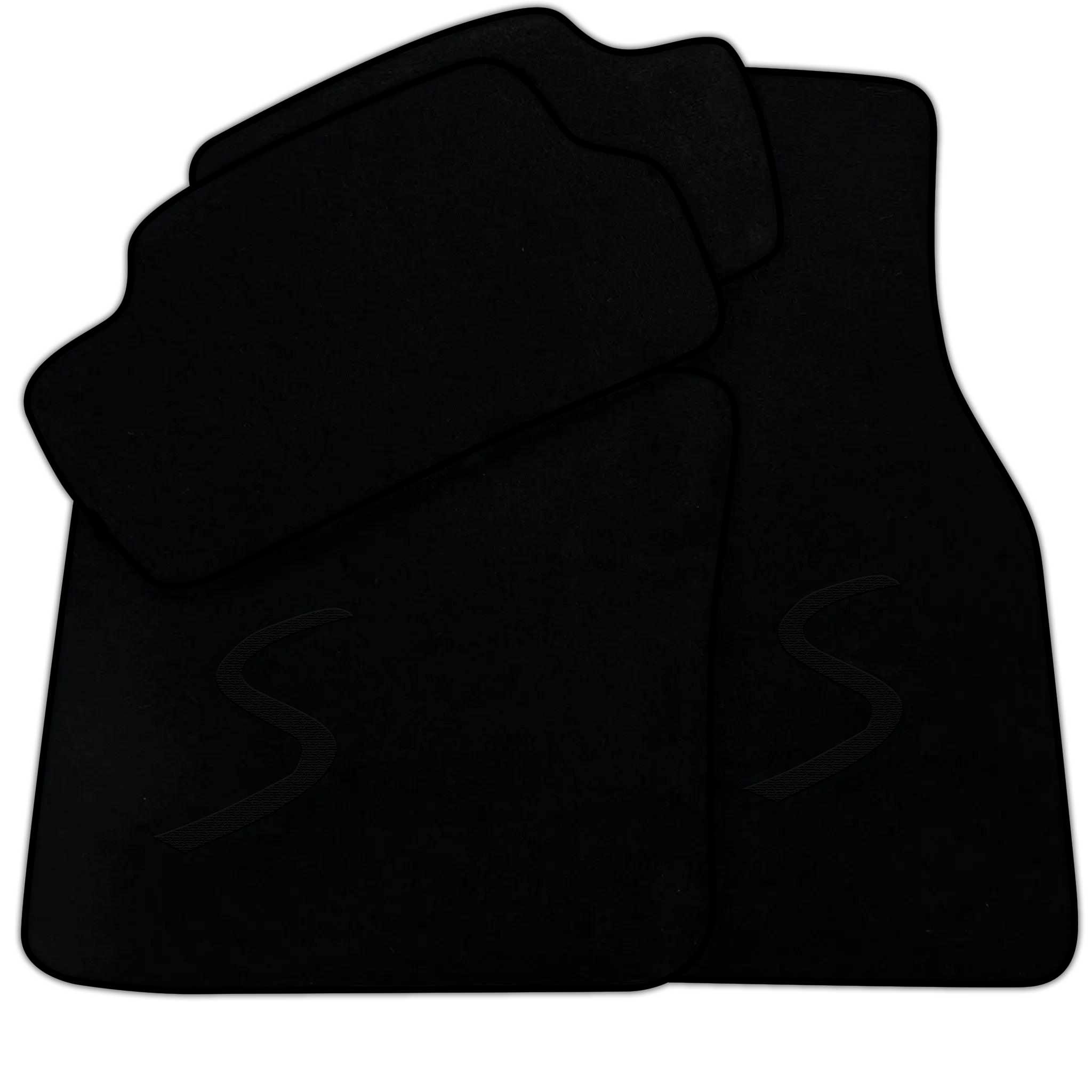 Black Floor Mats for Mini Cooper / One R53 (2001-2007) Cooper S