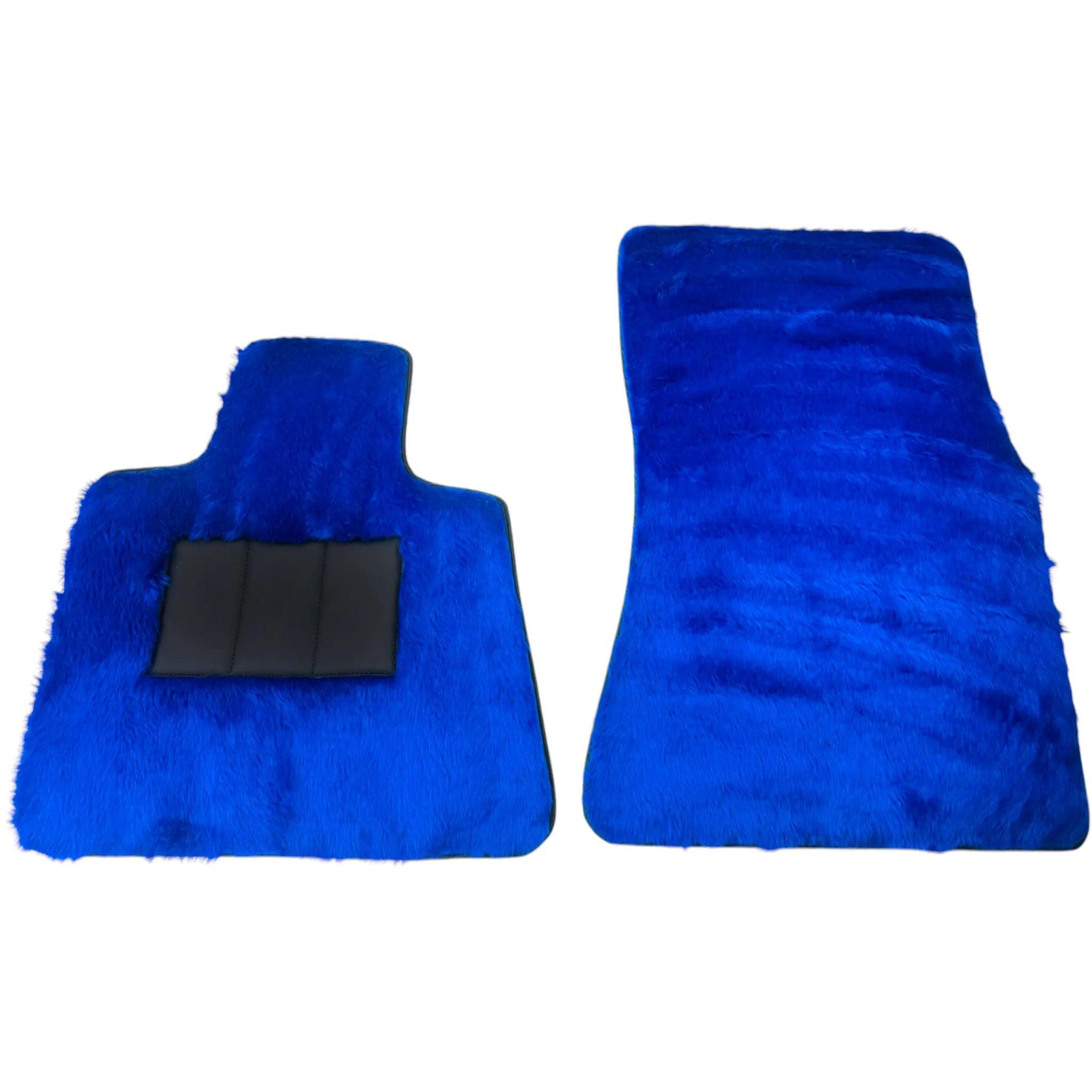 Blue Sheepskin Floor Mats for Rolls-Royce Cullinan (2018-2023) - AutoWin