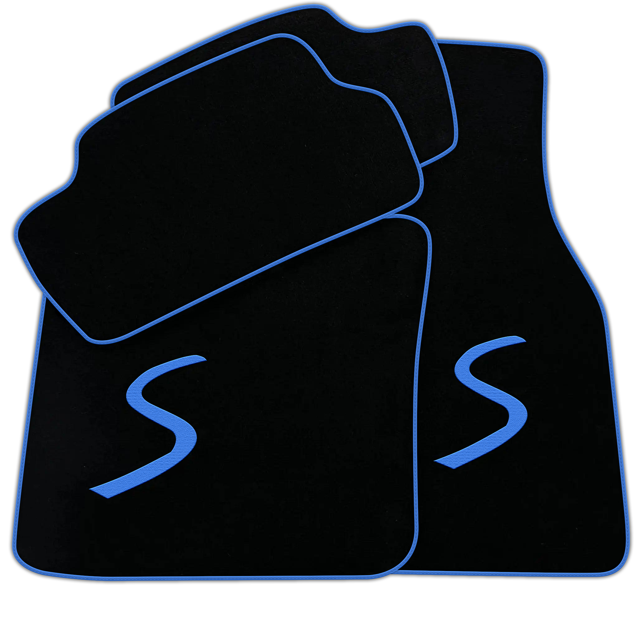 Black Floor Mats for Mini Cooper / One R53 (2001-2007) Cooper S