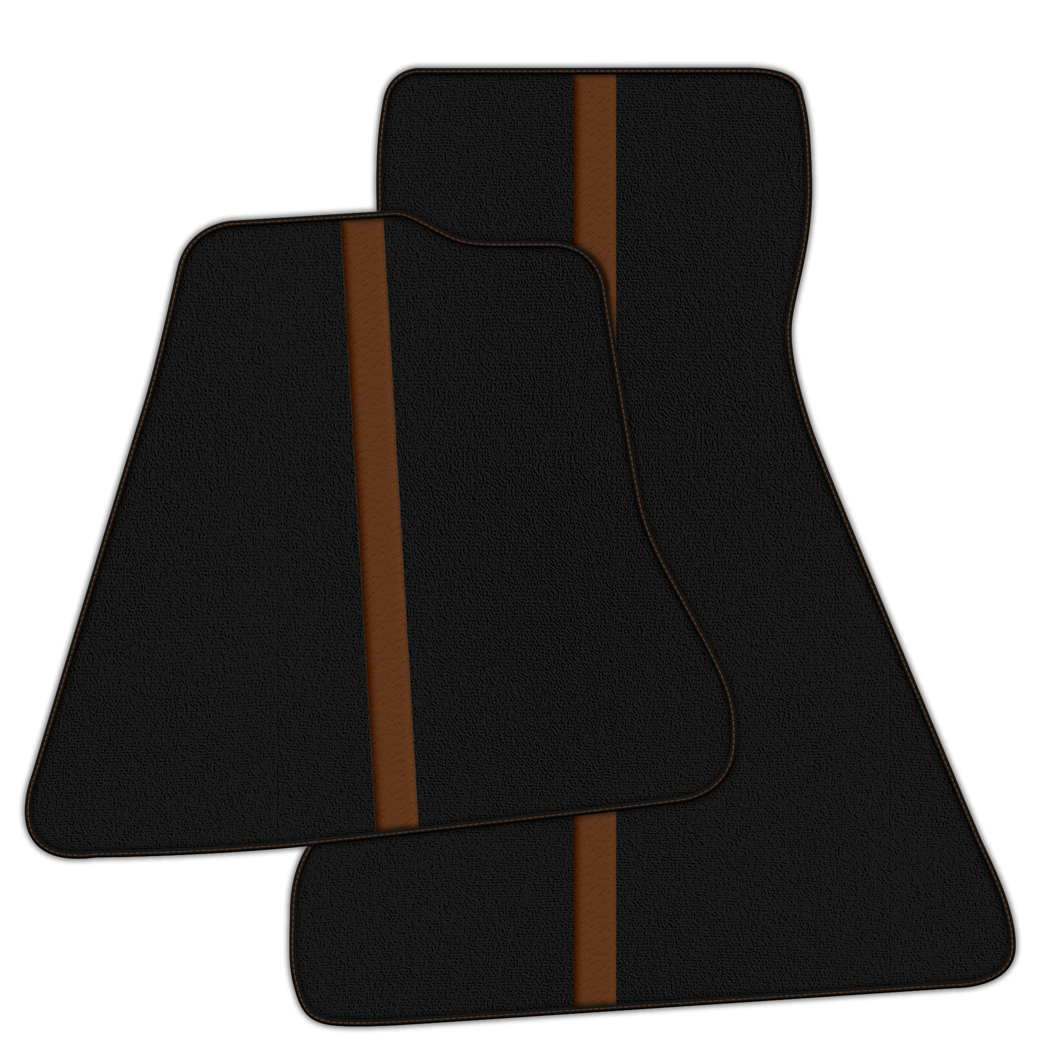 Premium Black Leather-Lined Floor Mats for McLaren 650S (2015-2018)