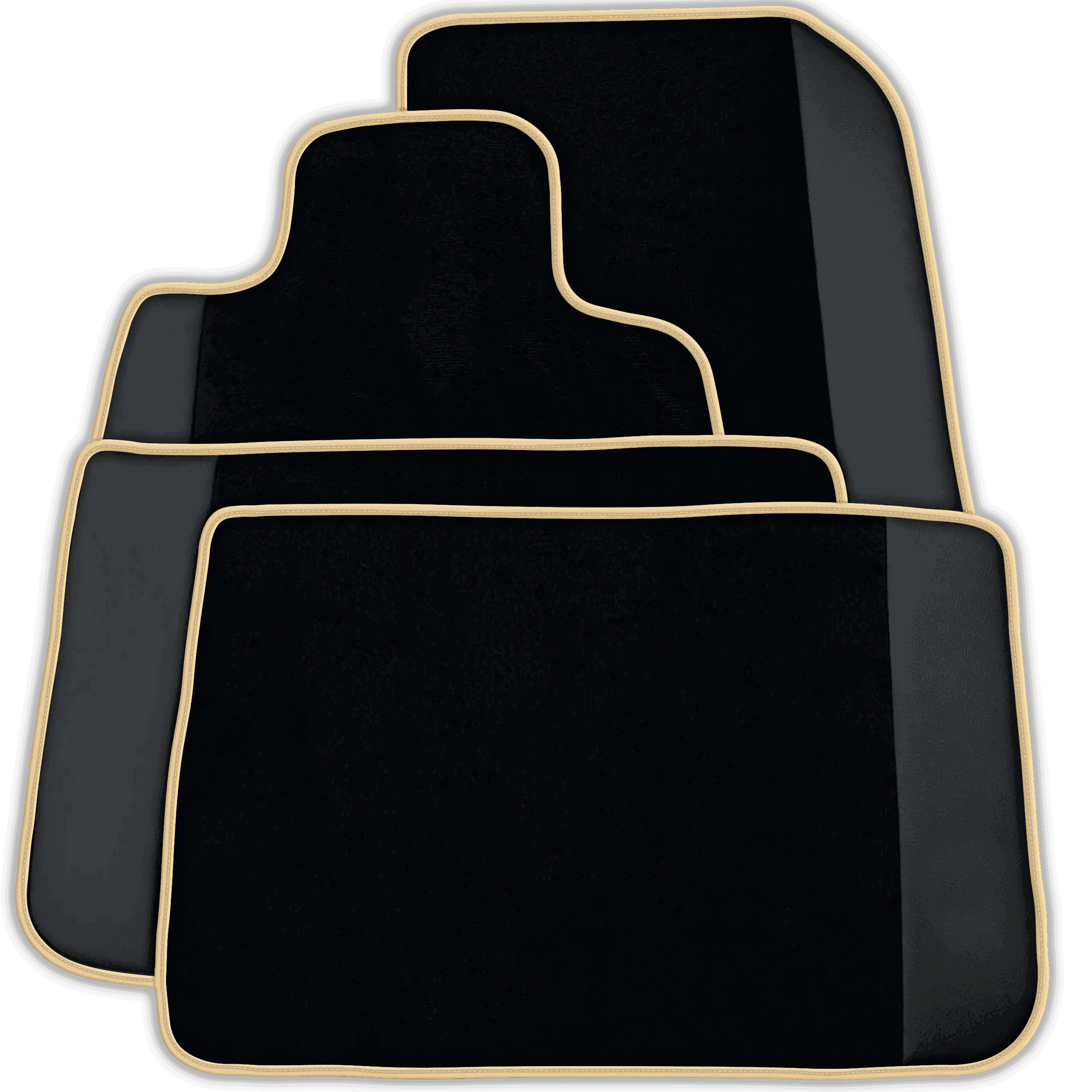 Custom Black Floor Mats for Rolls Royce Spectre (2023-2024) Various Trim Colors
