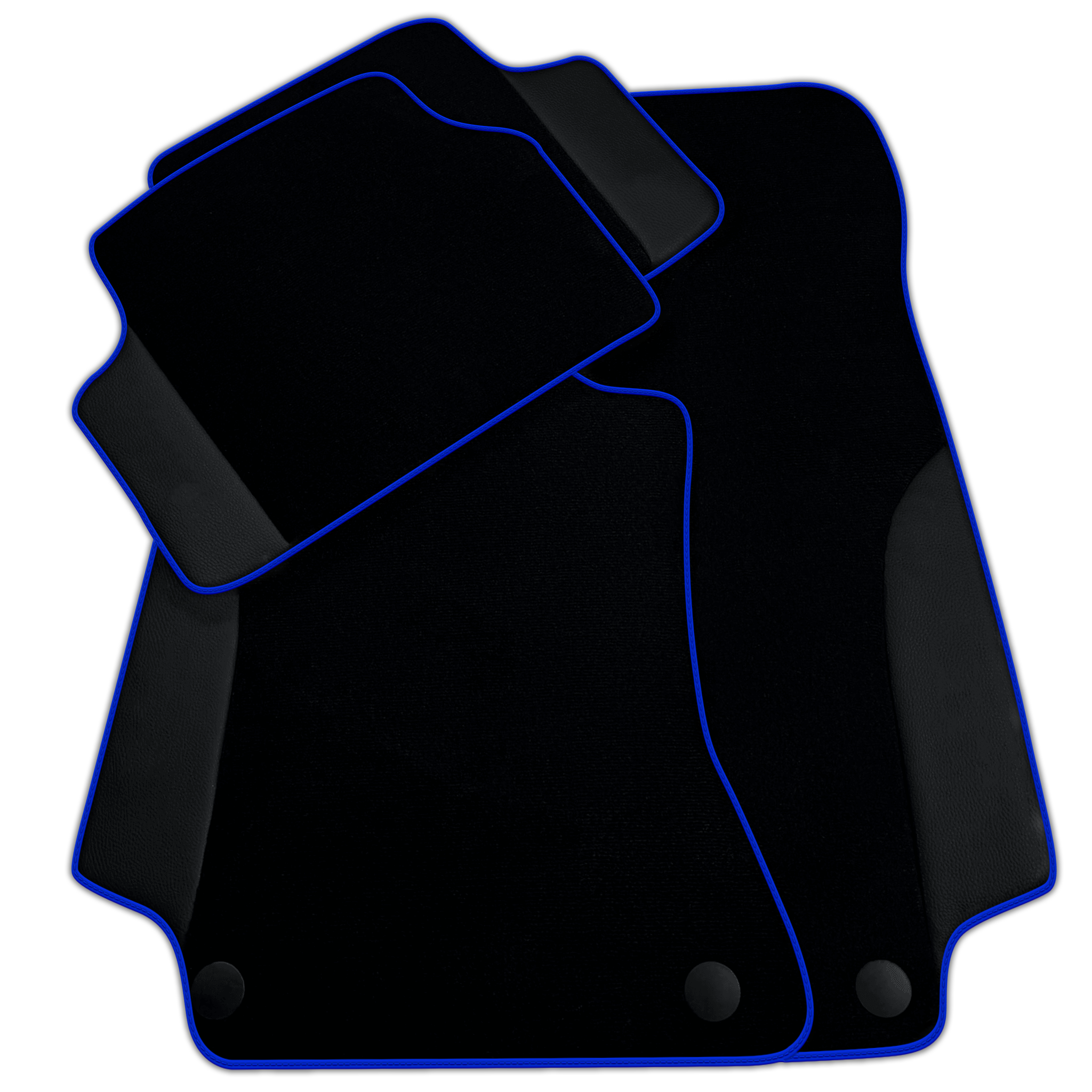 Customizable Black Floor Mats For Mercedes Benz V-Class 447 Front (2019-2023)