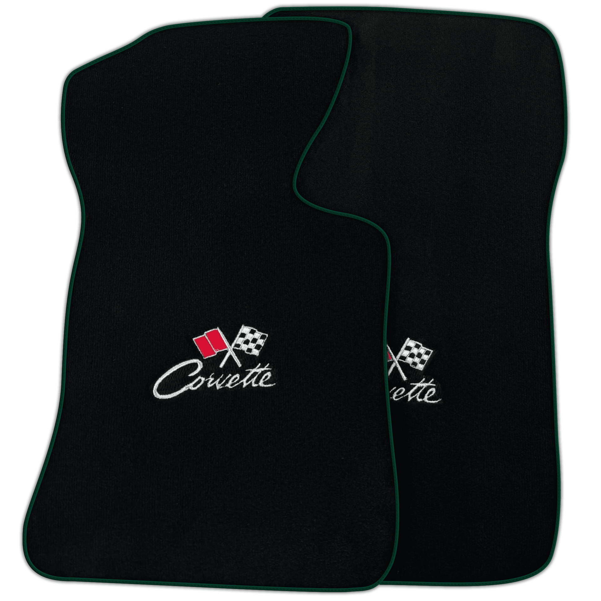 Black Floor Mats for Chevrolet Corvette C2 (1963-1967) | Various Trim Colors
