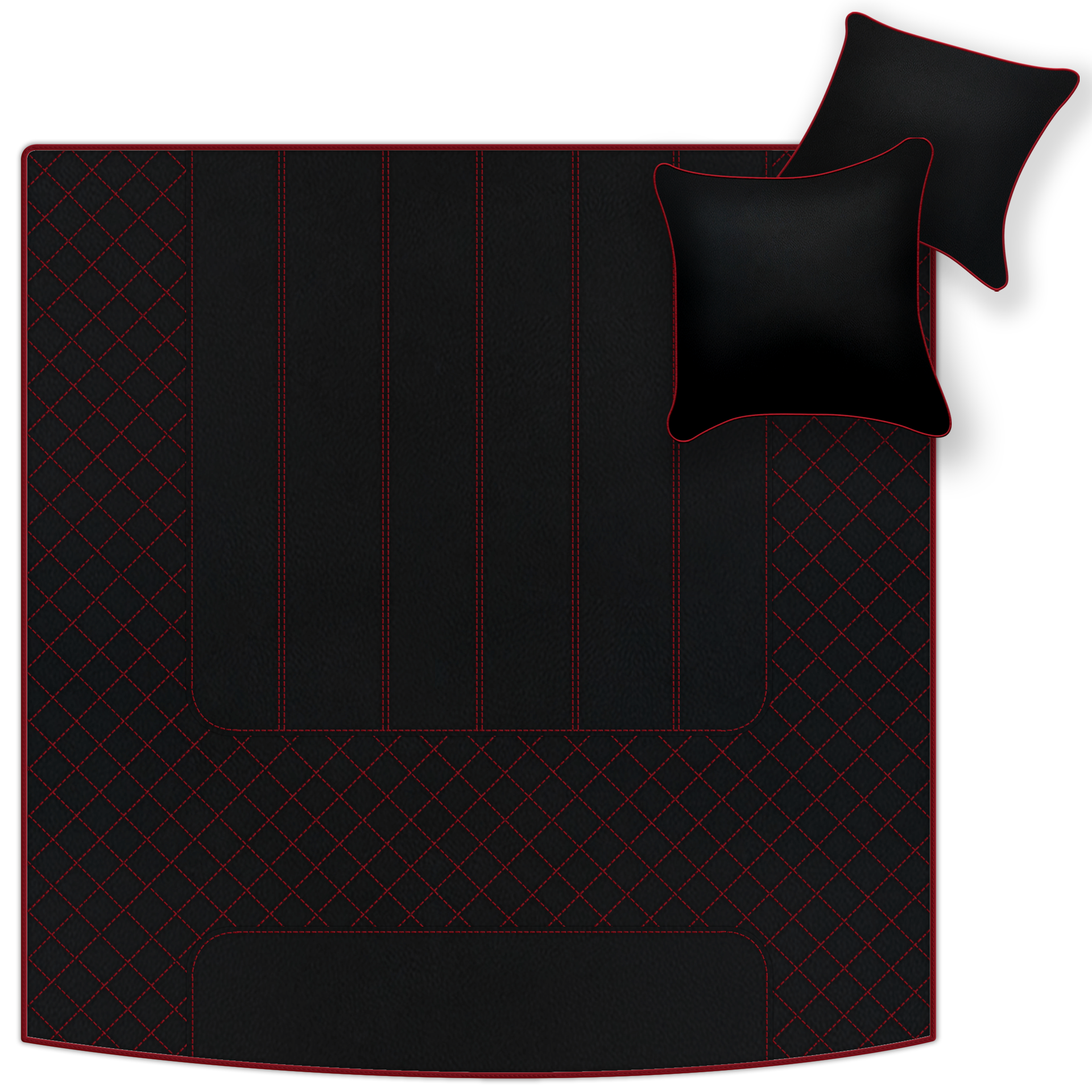 Customizable Leather Trunk Floor Mats with AW1 Pattern for Bentley Mulsanne (2010-2020) - AutoWin