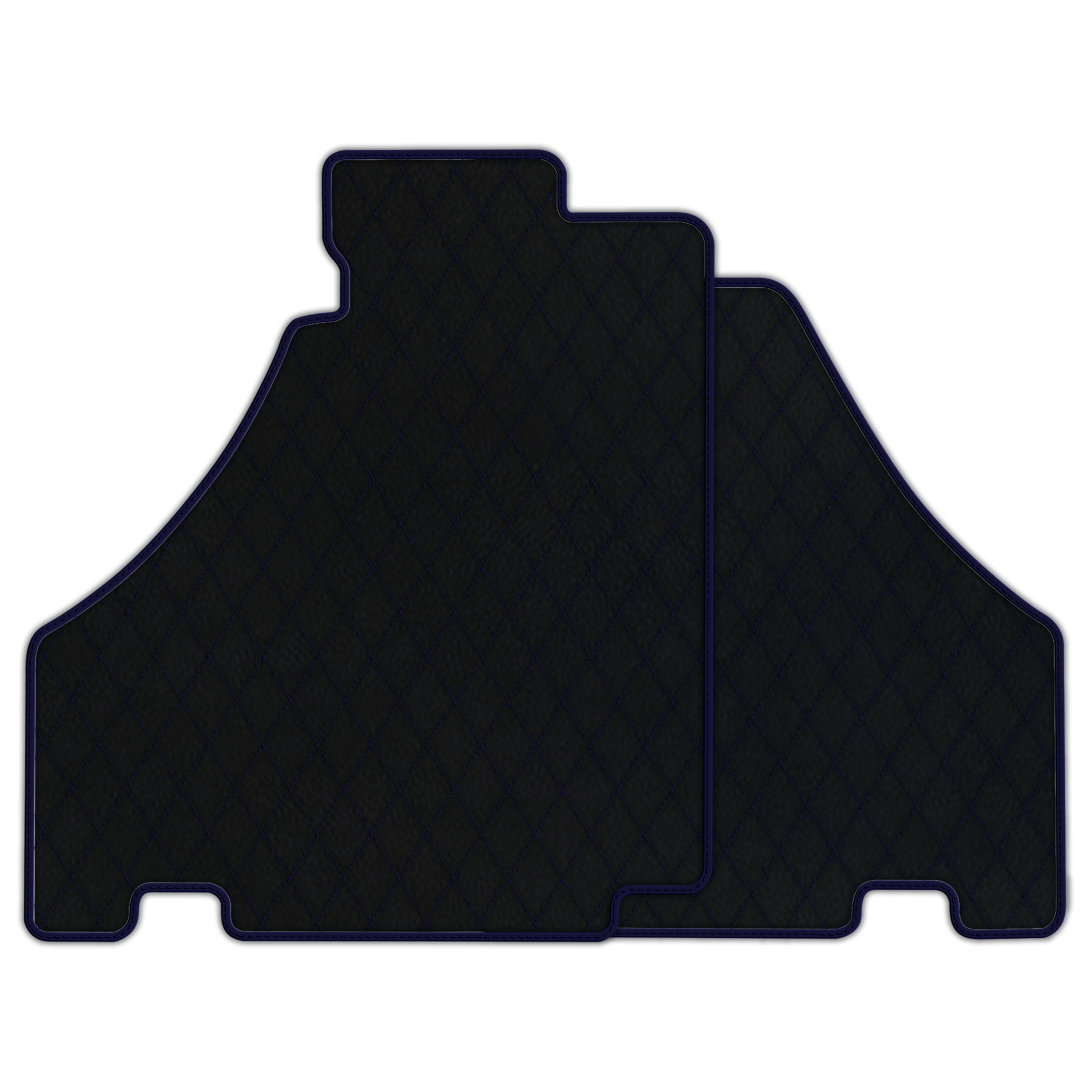 Premium Black Leather Floor Mats for Ferrari 360 (1999-2005)
