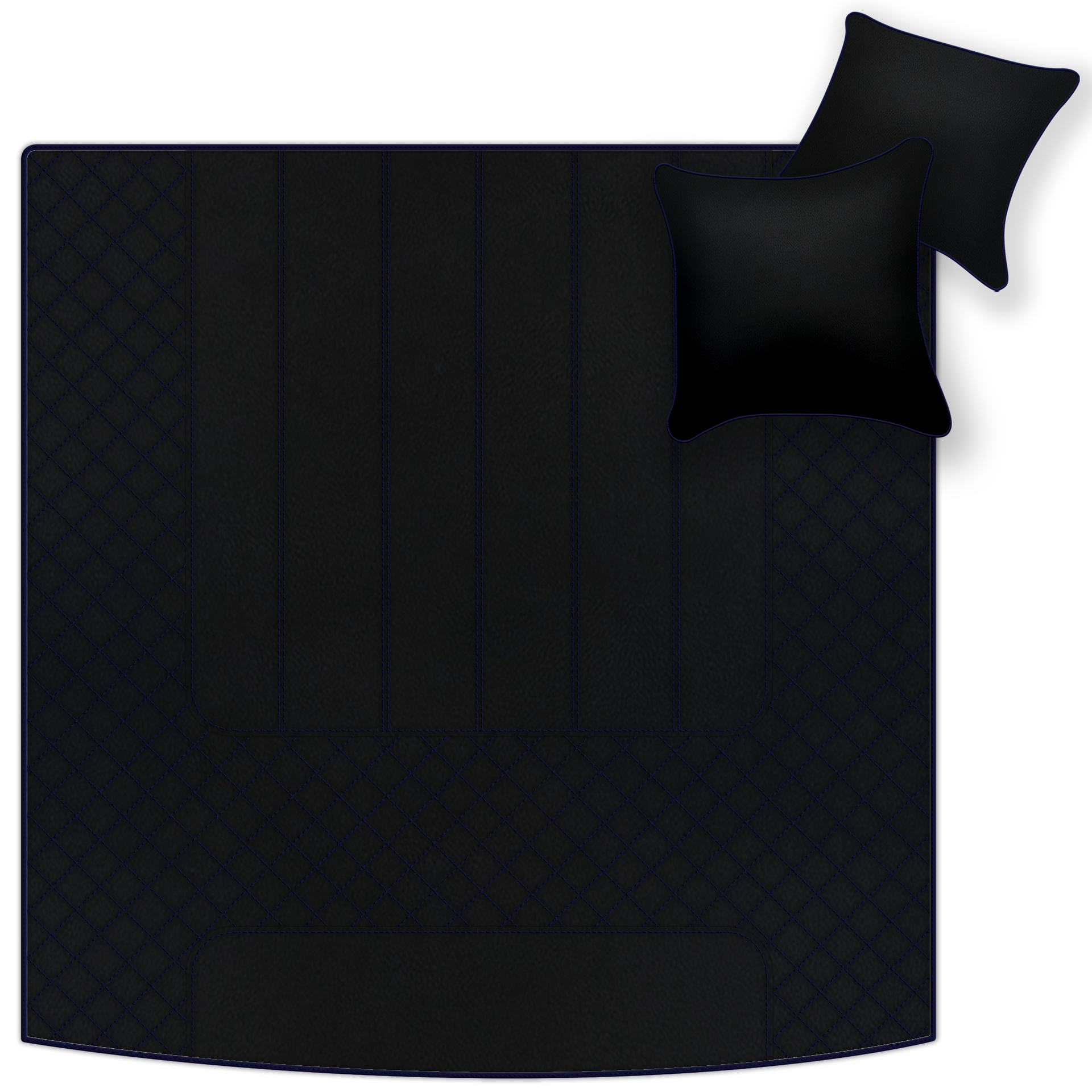 Customizable Leather Trunk Floor Mats with AW1 Pattern for Bentley Red Label RL (1998-2009) - AutoWin