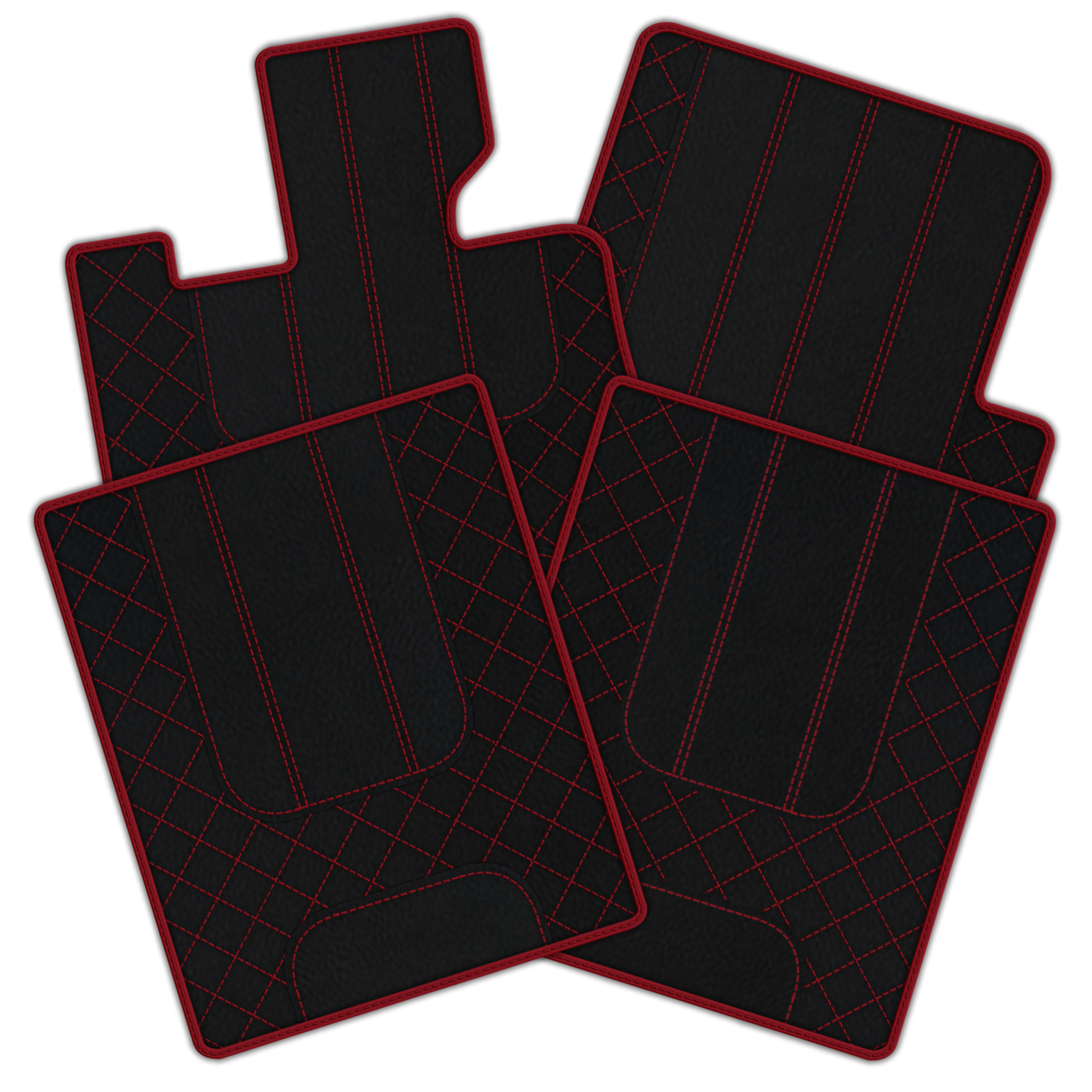 Customizable Leather Trunk Floor Mats with AW1 Pattern for Bentley Red Label RL (1998-2009) - AutoWin