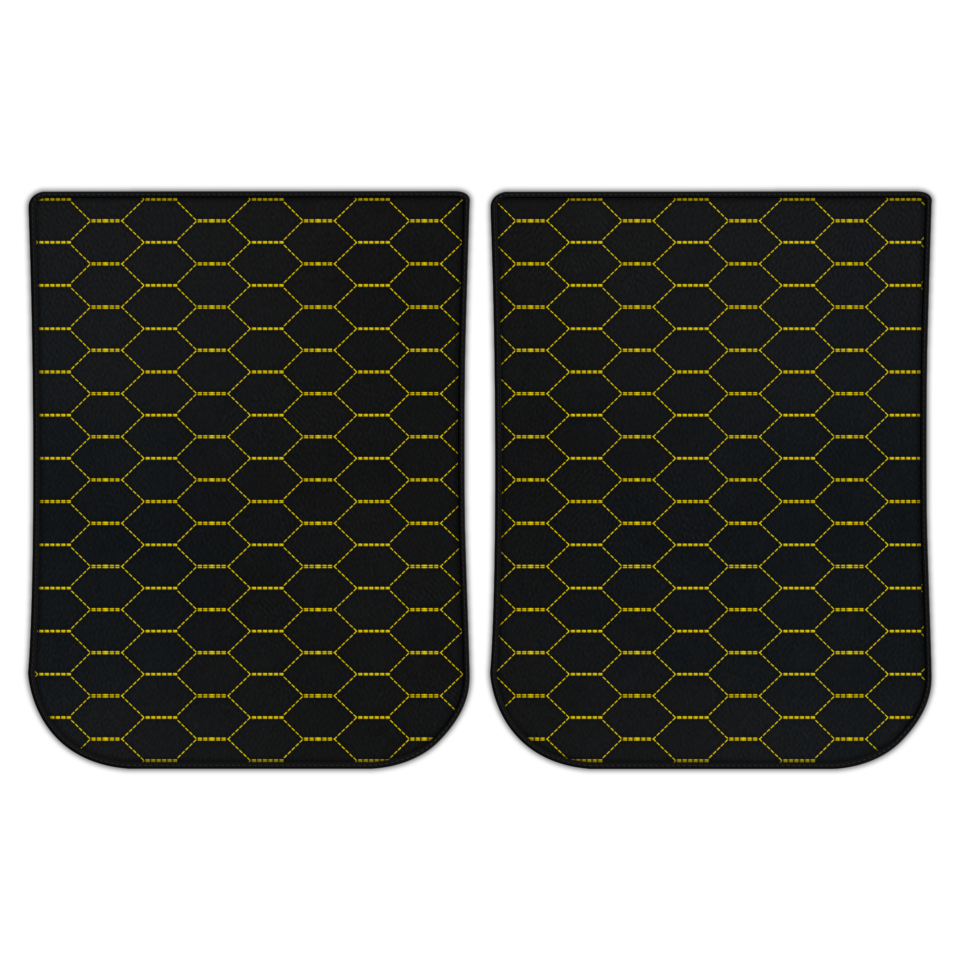 Customizable Leather Floor Mats with Symmetrical Hex Pattern for Ferrari LaFerrari (2013-2018) - AutoWin