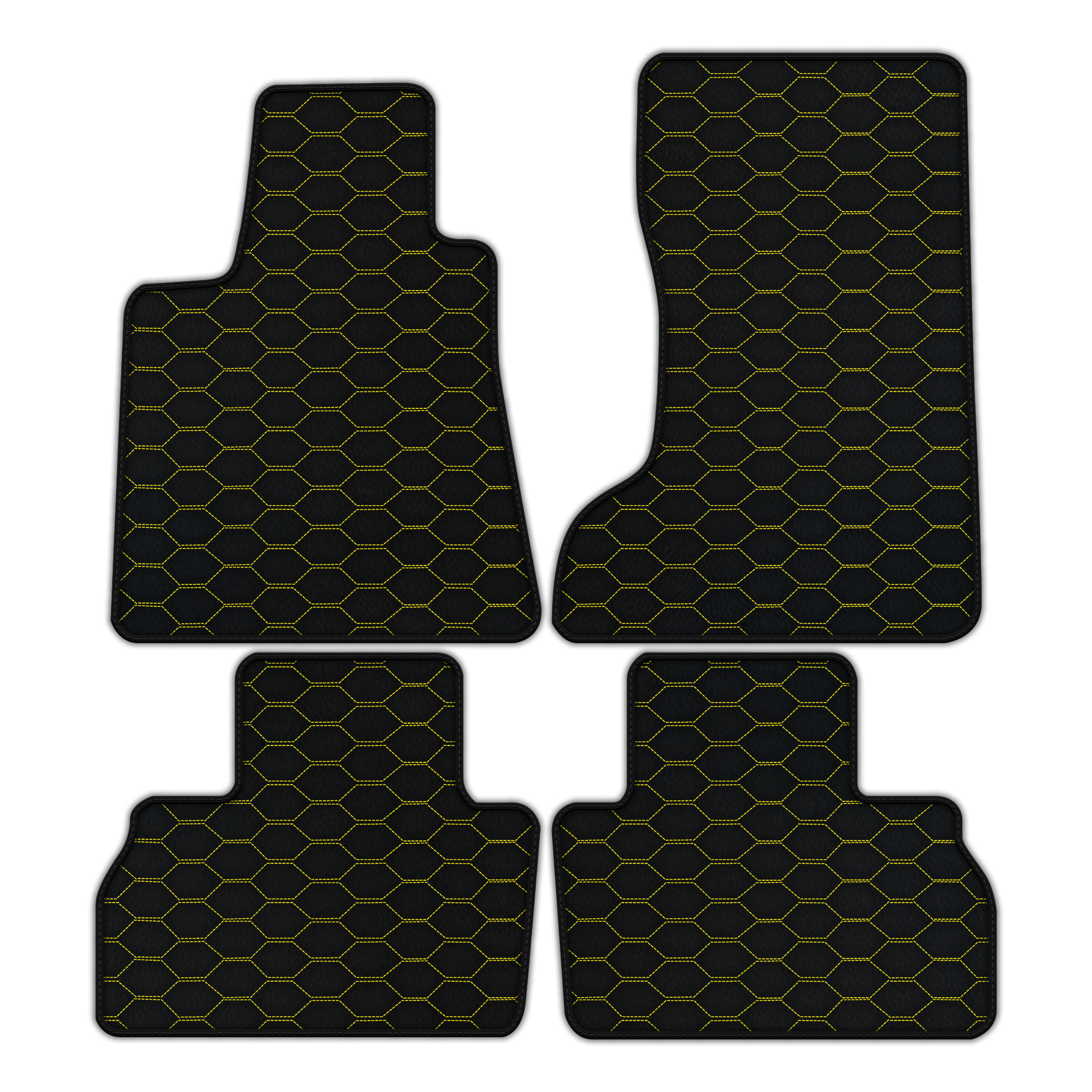 Custom Premium Leather Floor Mats for Maserati Ghibli (2013-2022)