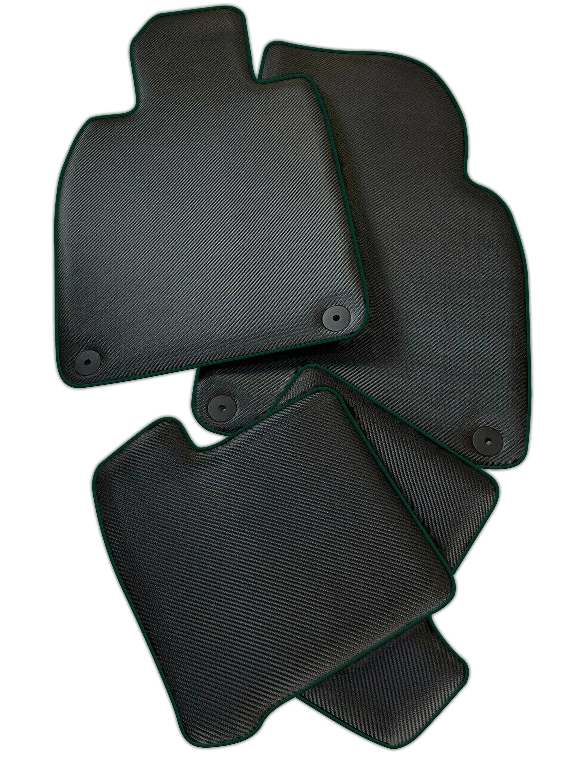 Floor Mats for Porsche Macan Carbon Fiber Carpets AutoWin