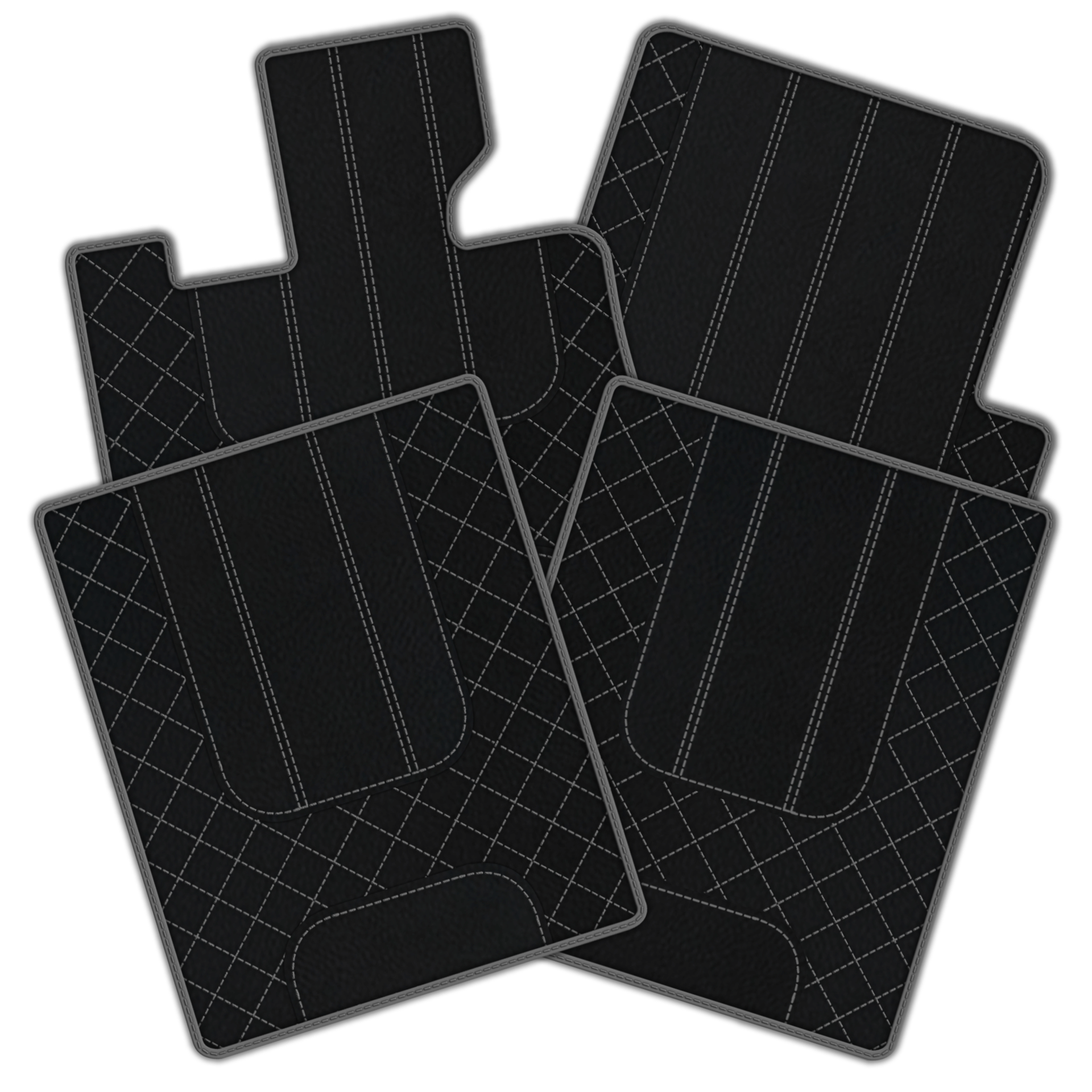 Customizable Leather Trunk Floor Mats with AW1 Pattern for Bentley Red Label RL (1998-2009) - AutoWin