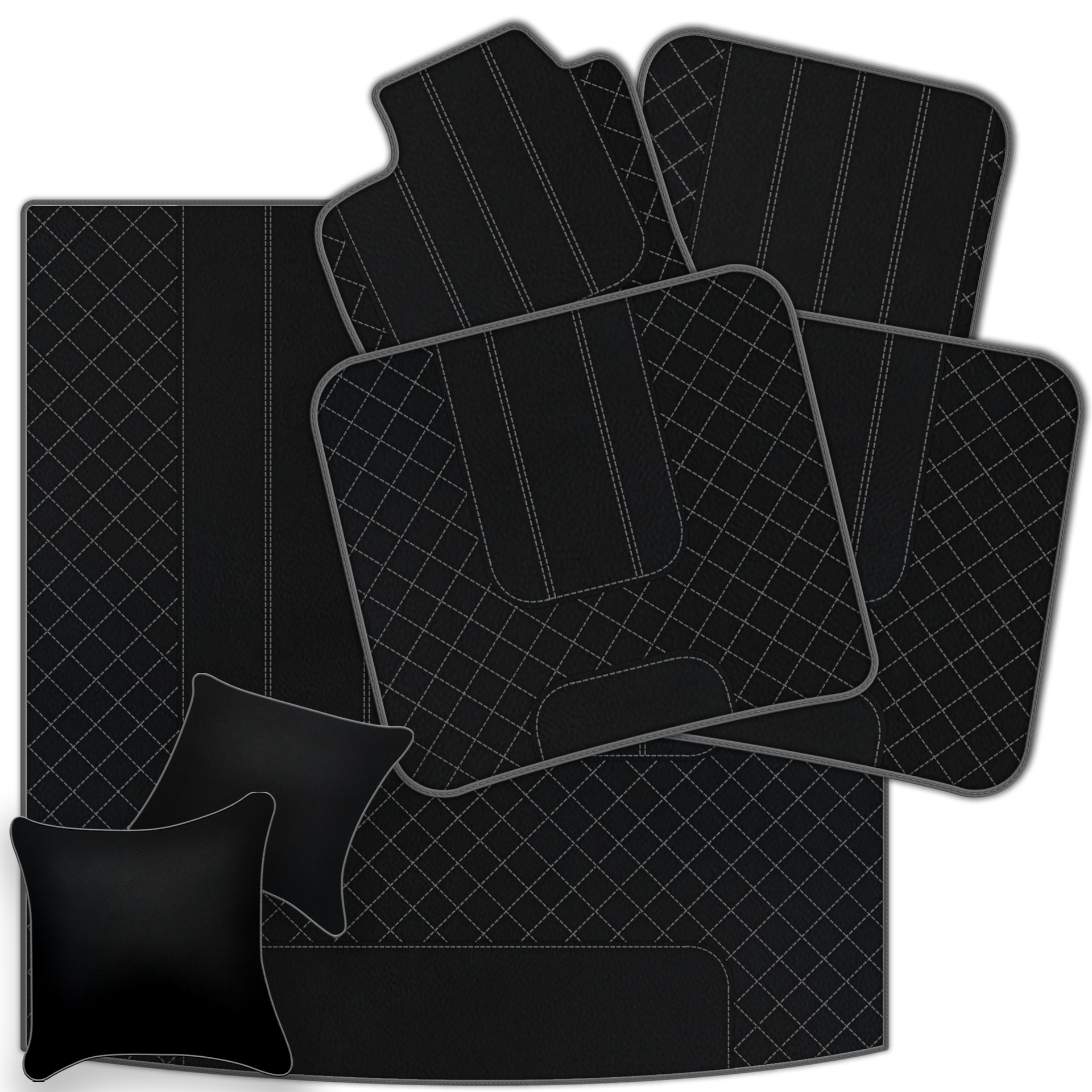 Customizable Leather Floor Mats with AW1 Pattern for Bentley Flying Spur (2019-2023) - AutoWin