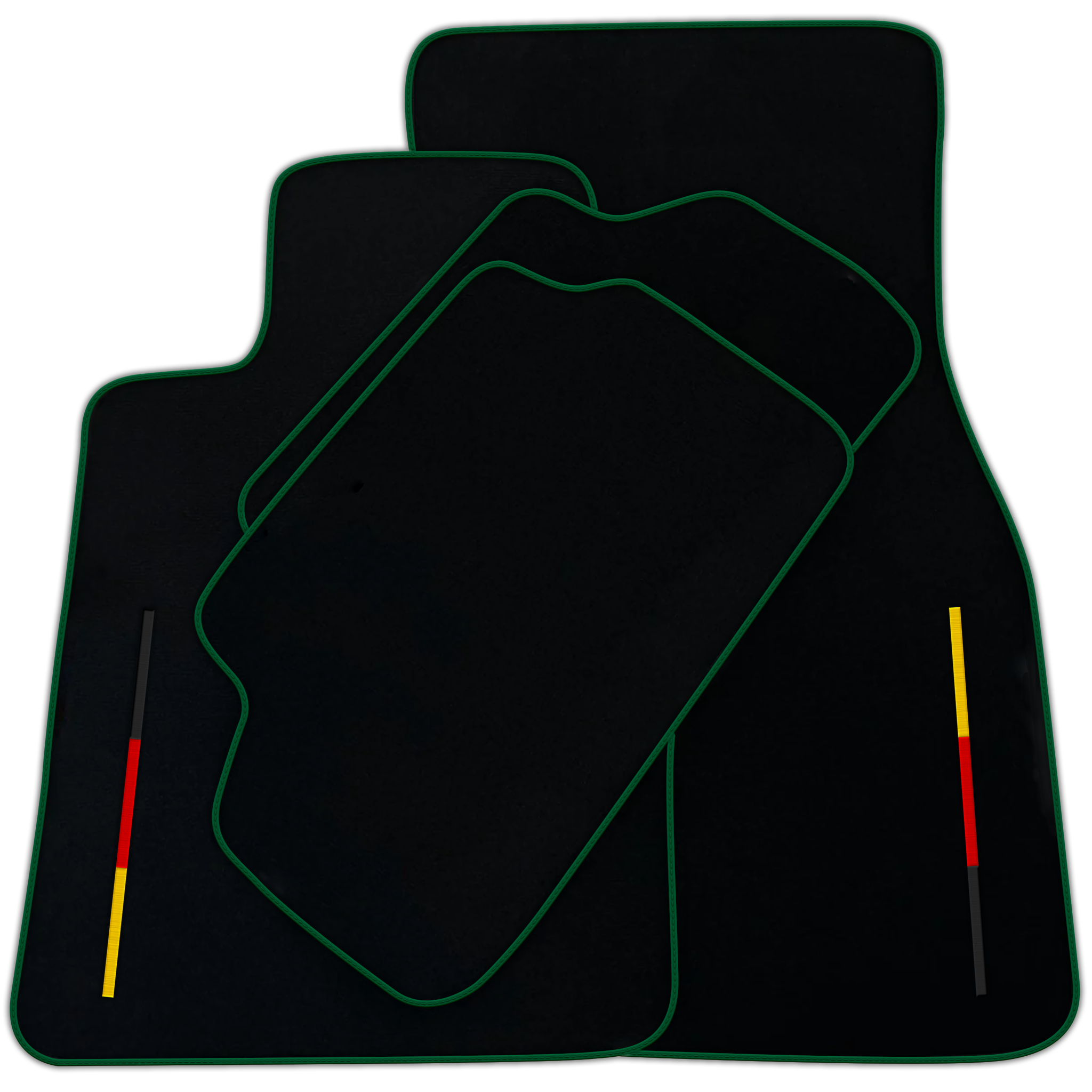 Black Floor Mats for BMW 1 Series E81 3-door Hatchback (2006-2011) German Edition | Various Trim Colors