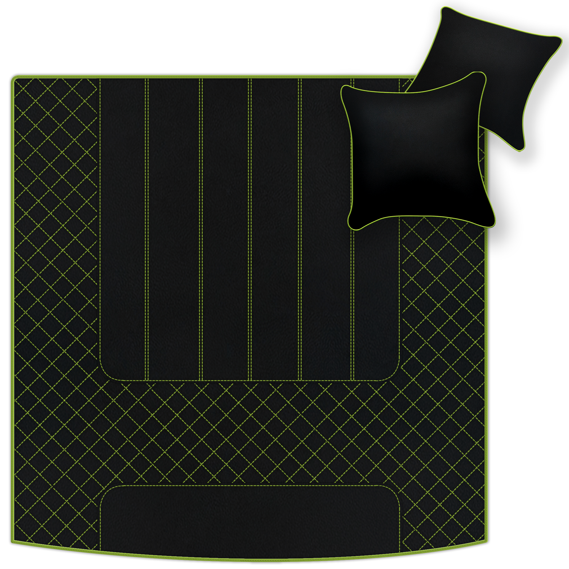 Customizable Leather Trunk Floor Mats with AW1 Pattern for Bentley Mulsanne (2010-2020) - AutoWin