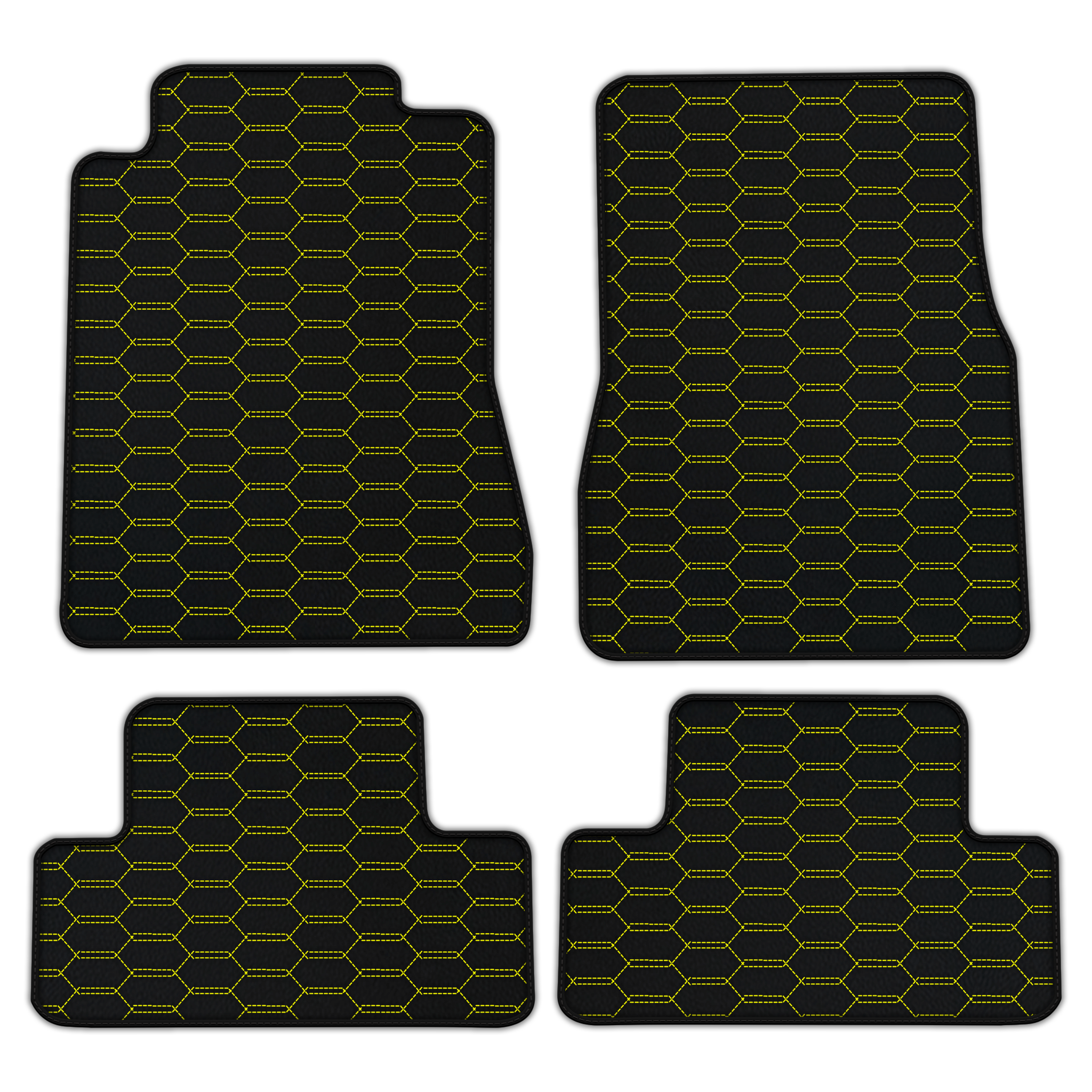 Customizable Leather Floor Mats for Ford Mustang V FL (2011-2014)