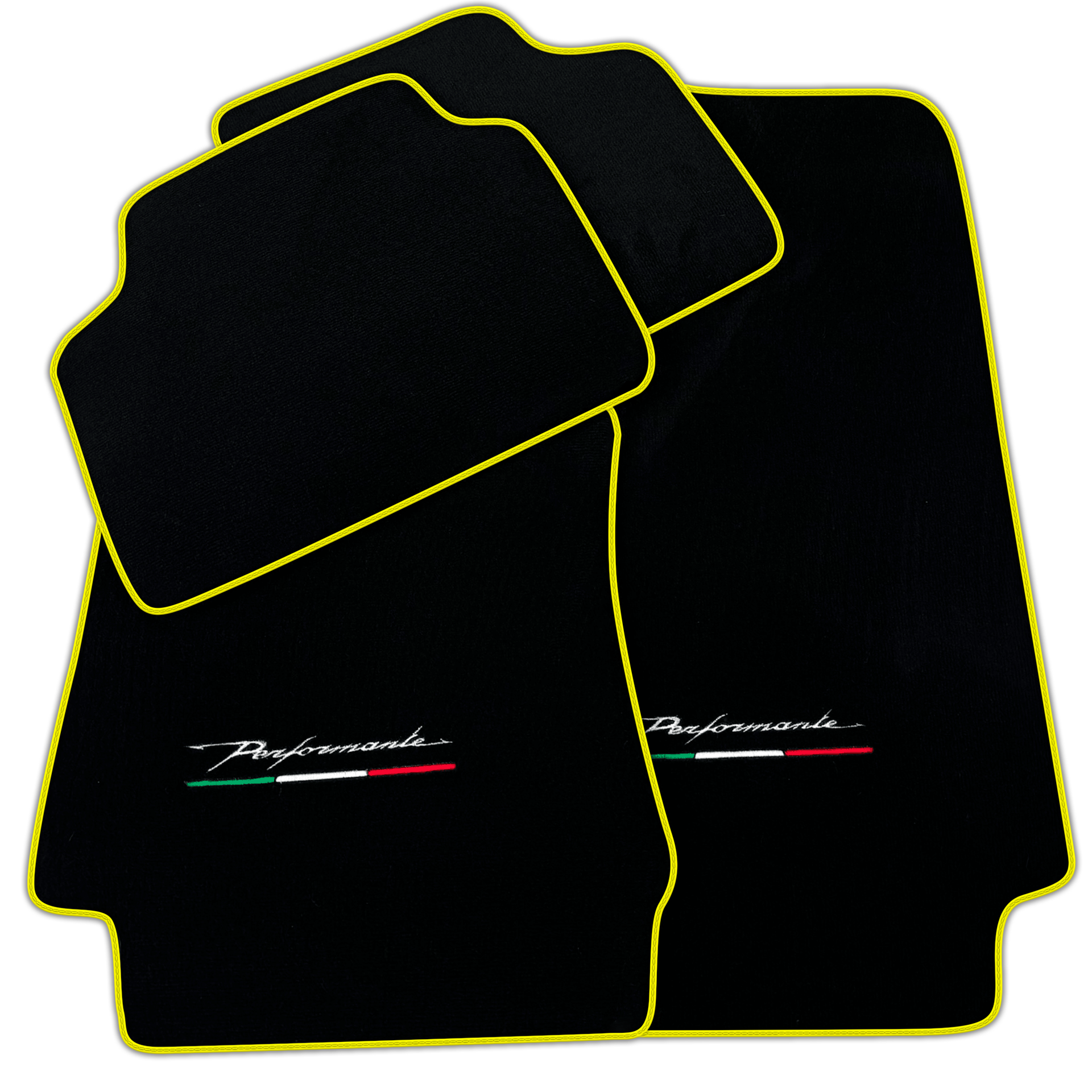 Black Floor Mats for Alfa Romeo Giulia (2016-2024) Rear Wheel Drive