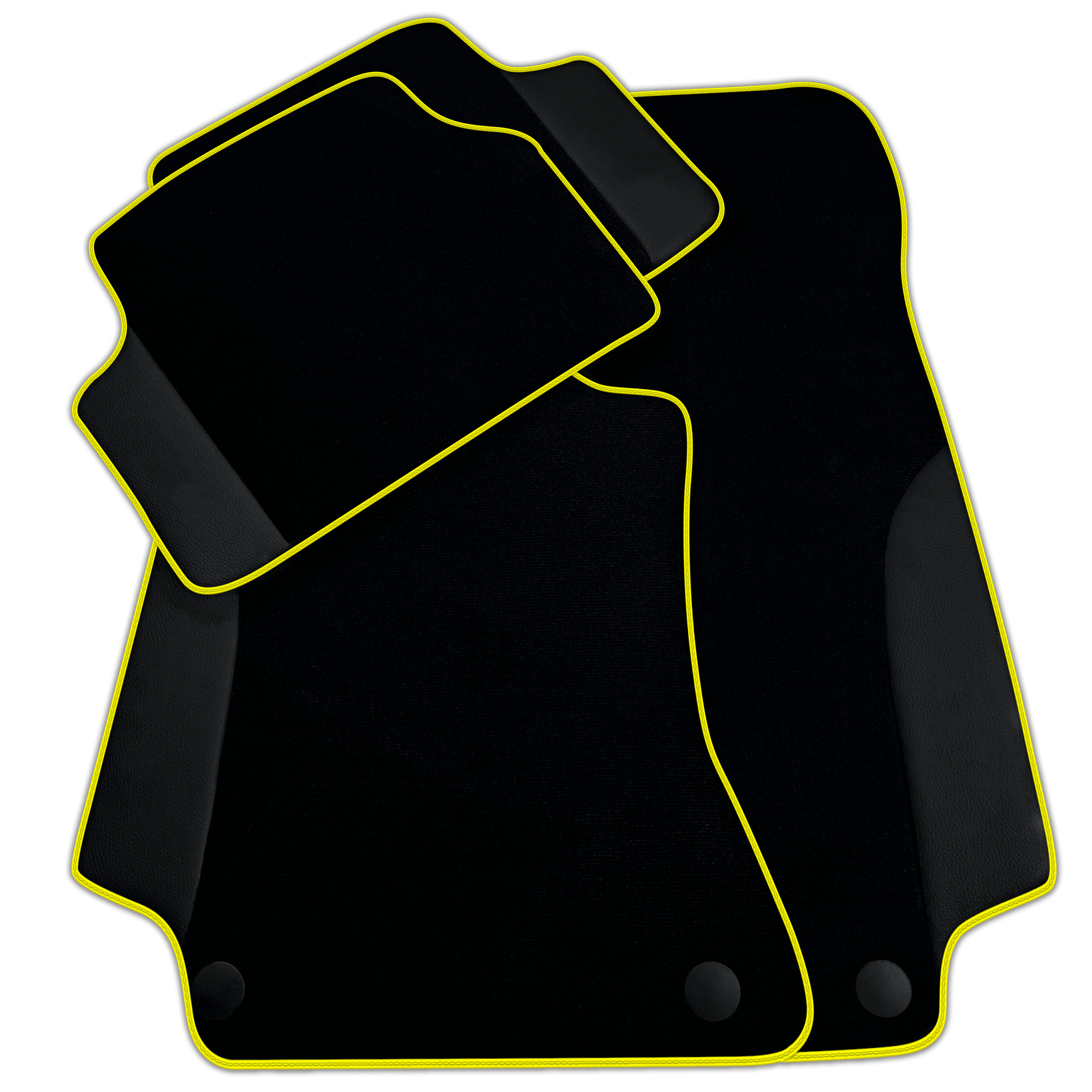 Customizable Black Floor Mats For Mercedes Benz GLC-Class X253 SUV (2016-2019) Hybrid