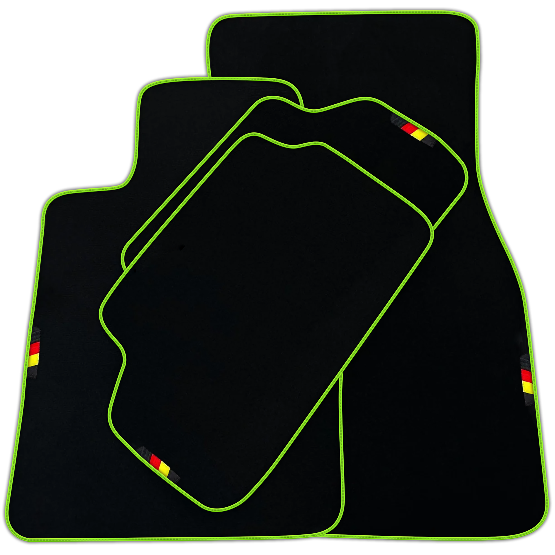 Black Floor Mats For BMW 3 Series E92 Germany Edition | Various Trim Colors