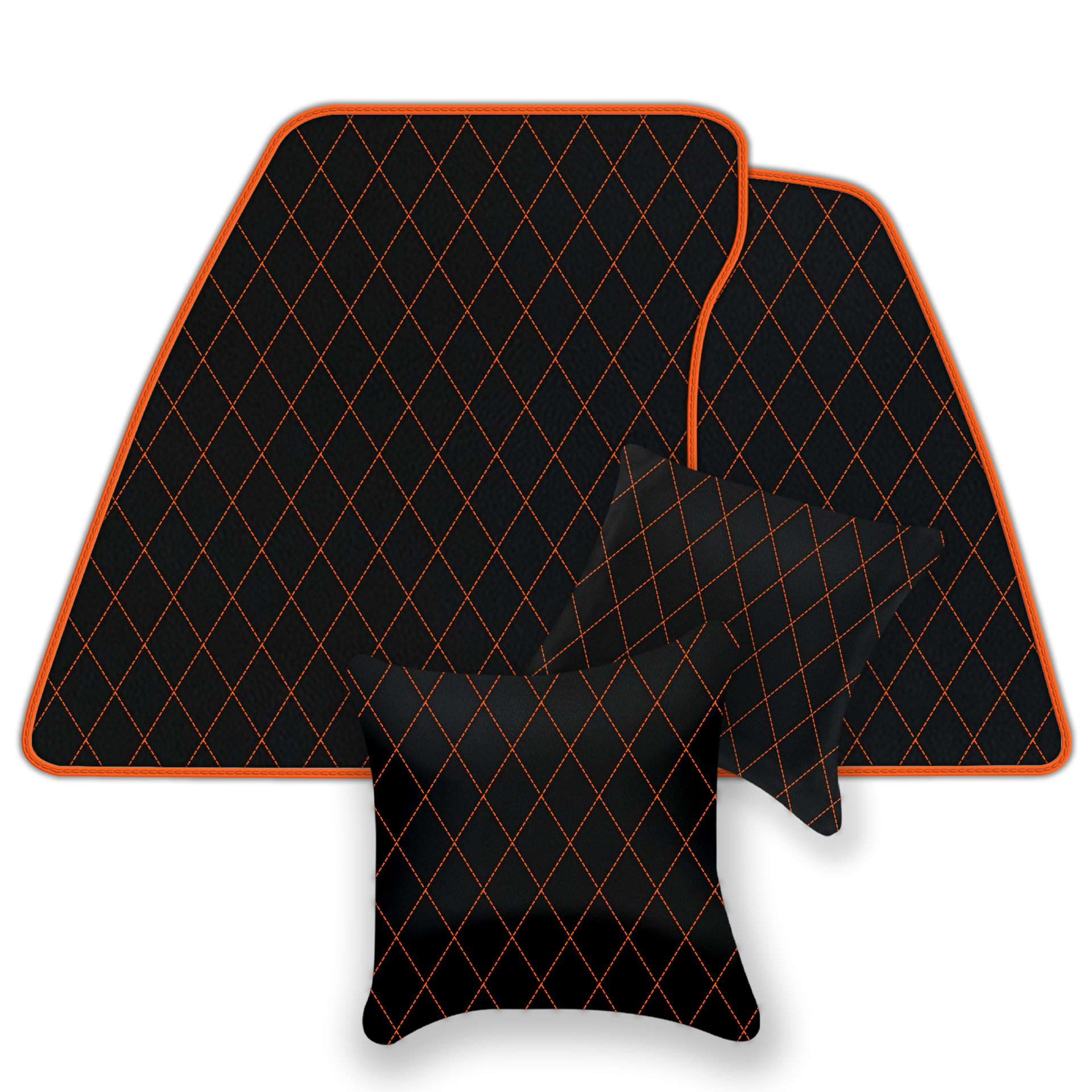 Black Leather Floor Mats for Bentley Mulsanne (2010-2020) | AW1 Design