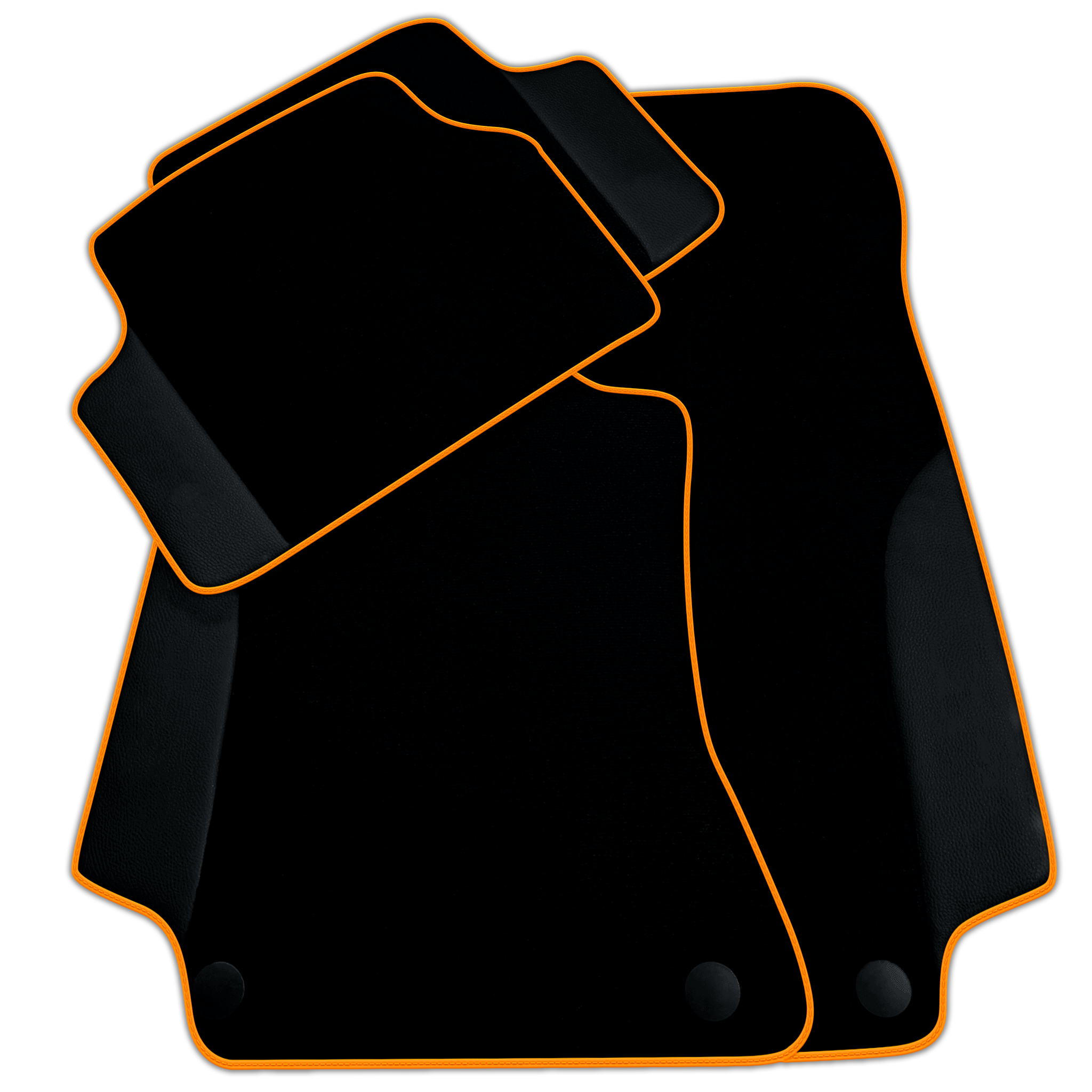 Customizable Black Floor Mats For Mercedes Benz GLC-Class X253 SUV (2016-2019) Hybrid