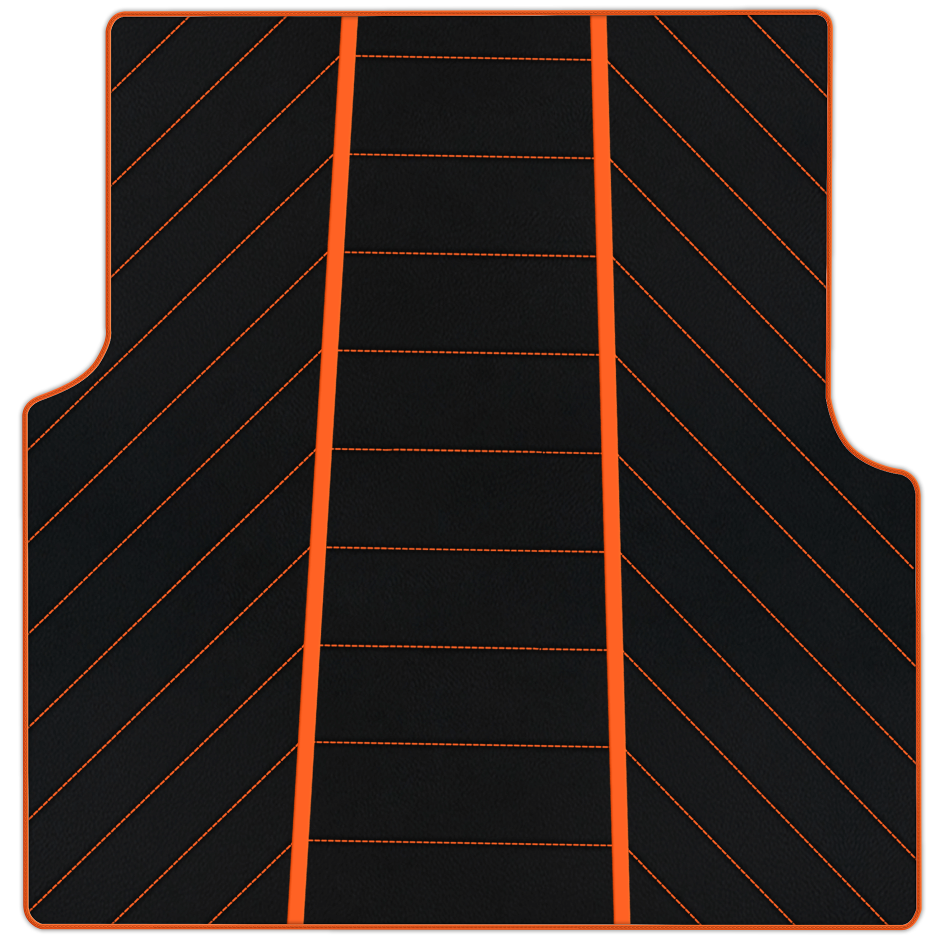 Luxury Black Leather Floor Mats for Rolls Royce Dawn 2016-2023