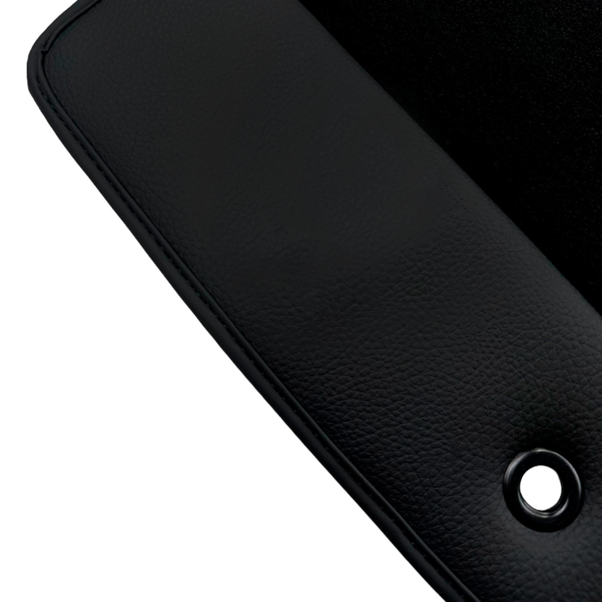 Black Floor Mats for Dodge Charger (2010-2015) with Leather | AutoWin