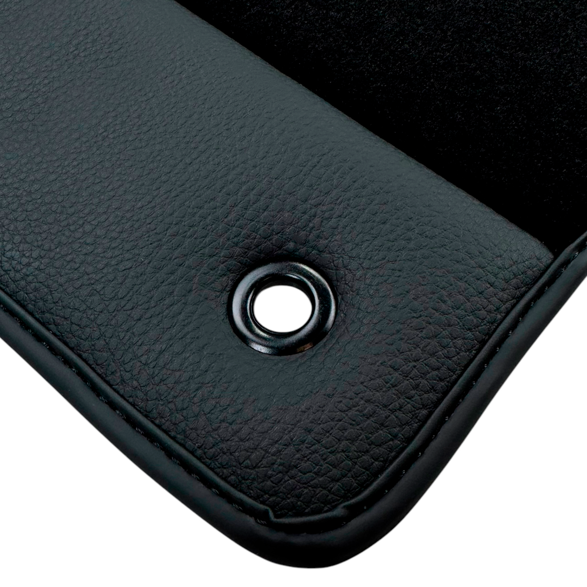 Black Floor Mats for Jeep Renegade (2014-2018) Co Driver without Fixing System with Leather | AutoWin