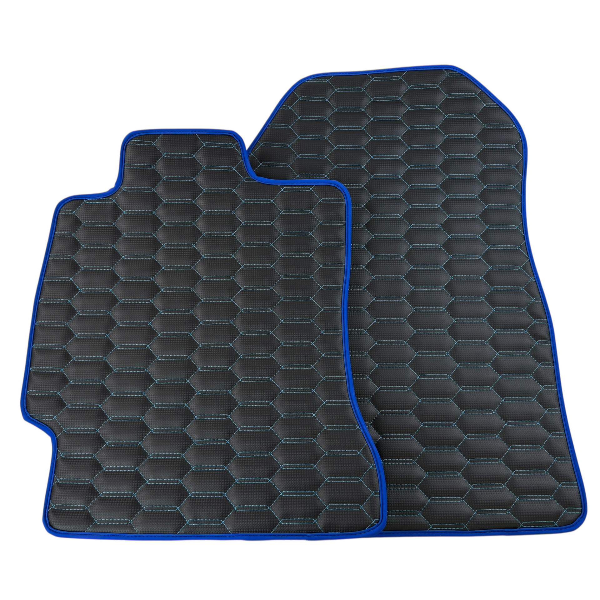 Premium Carbon Fiber Leather Floor Mats for Toyota GT86 (2012-2021)