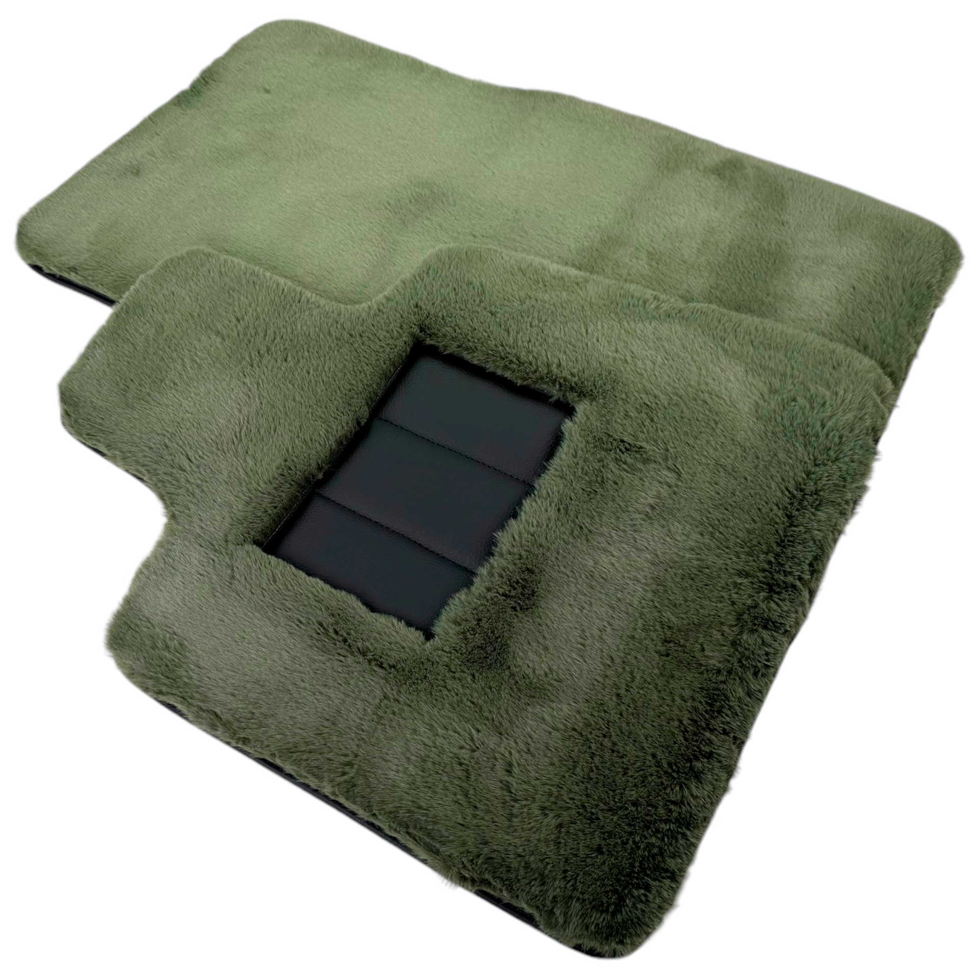 Light Green Sheepskin Floor Mats for Rolls-Royce Cullinan (2018-2025)
