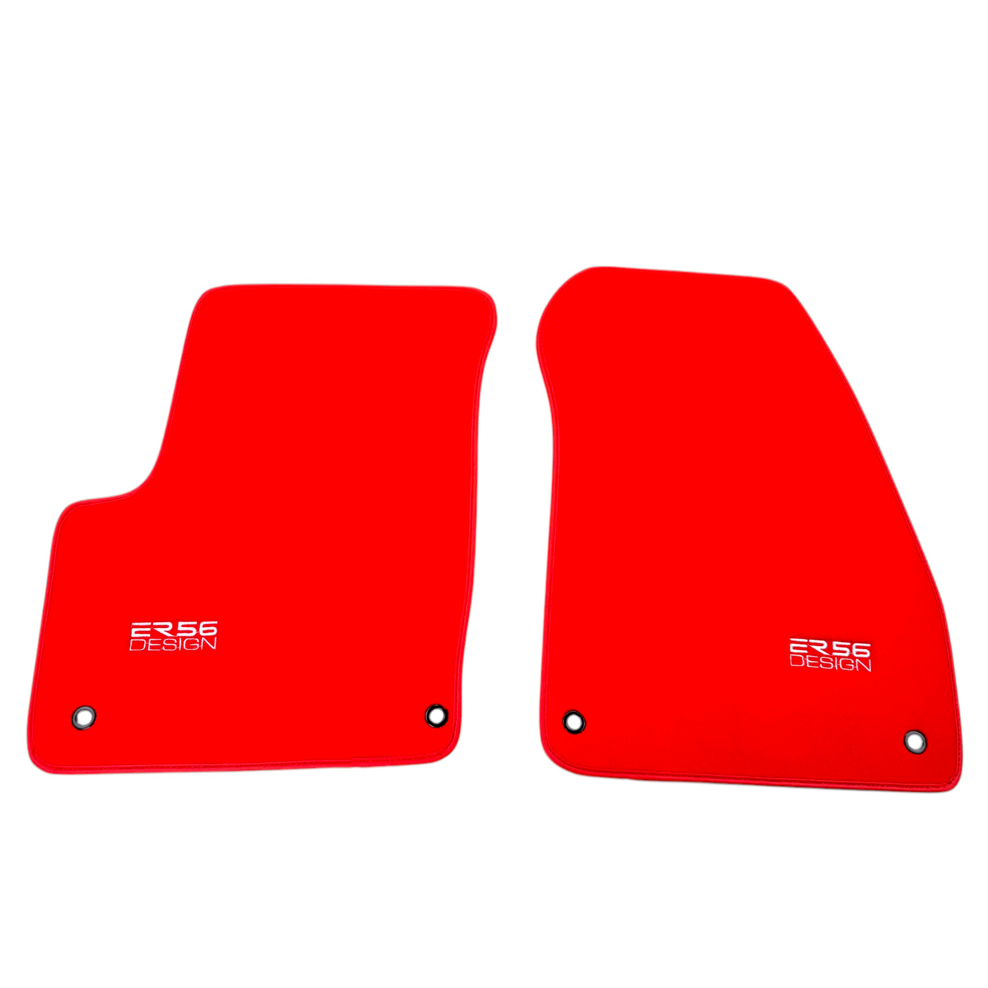Red Floor Mats for Chevrolet Corvette C8 (2020-2024) by ER56 Design