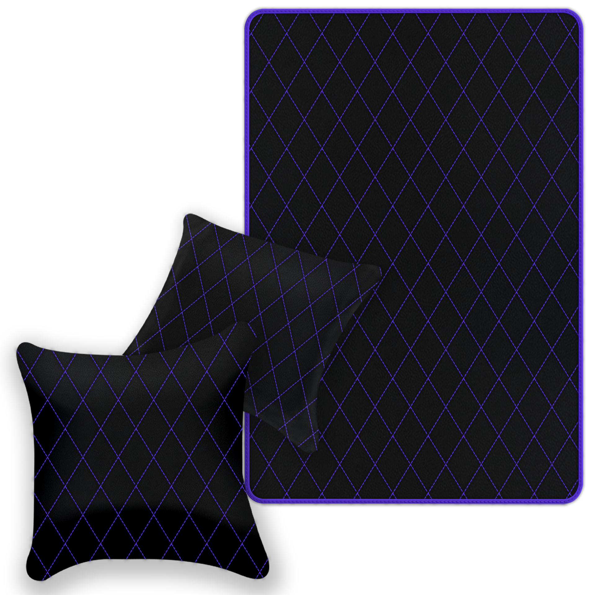 Premium Black Leather Floor Mats for Ferrari 488 Spider (2016-2022)