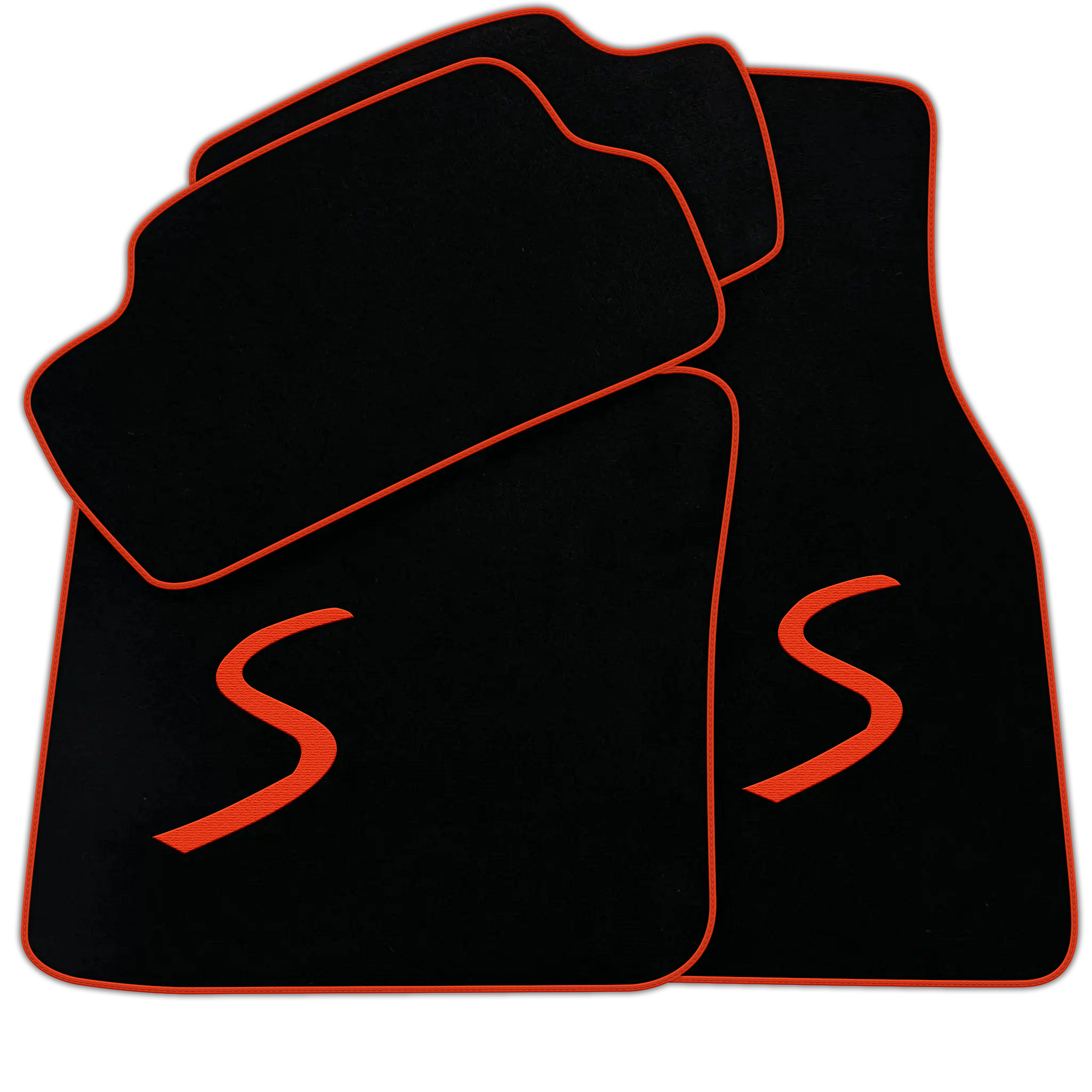 Black Floor Mats for Mini Cooper / One R53 (2001-2007) Cooper S
