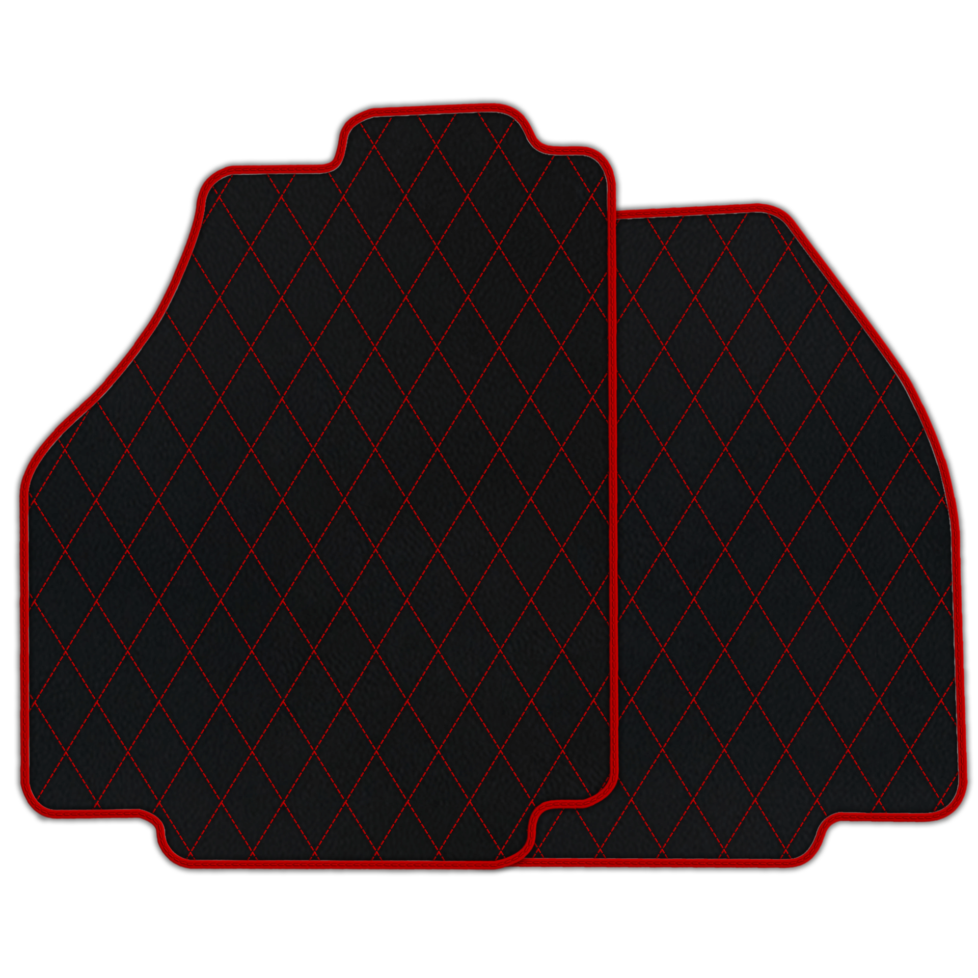Premium Black Leather Floor Mats for Ferrari 488 Spider (2016-2022)