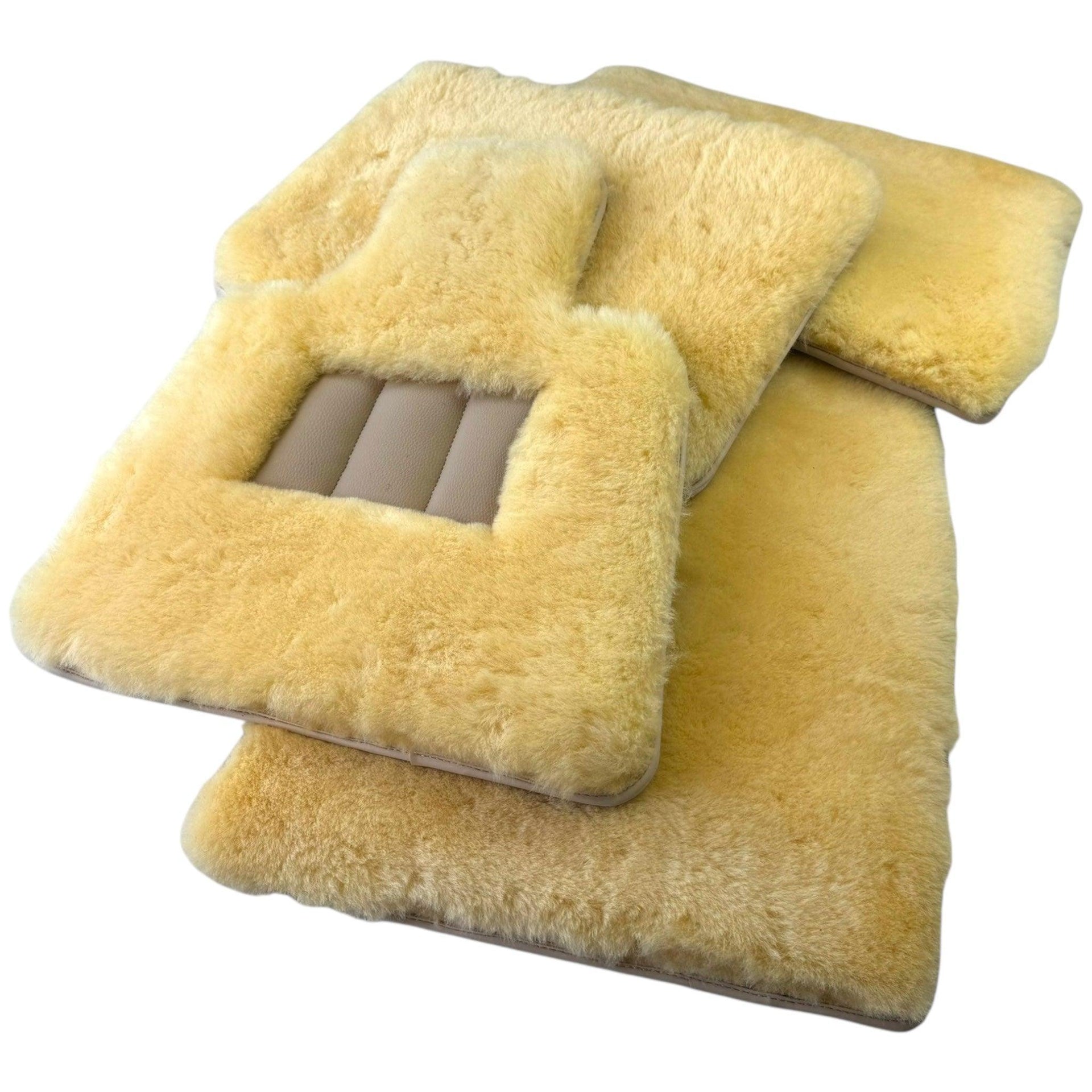 Various Colors of Sheepskin Floor Mats Tailored for the Chrysler PT Cruiser (2001-2010) - AutoWin