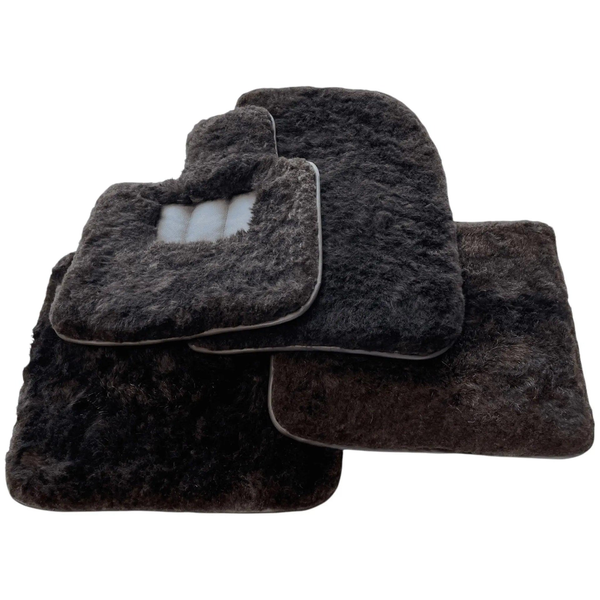 Various Colors of Sheepskin Floor Mats Tailored for the Chrysler Aspen (2007-2009) - AutoWin