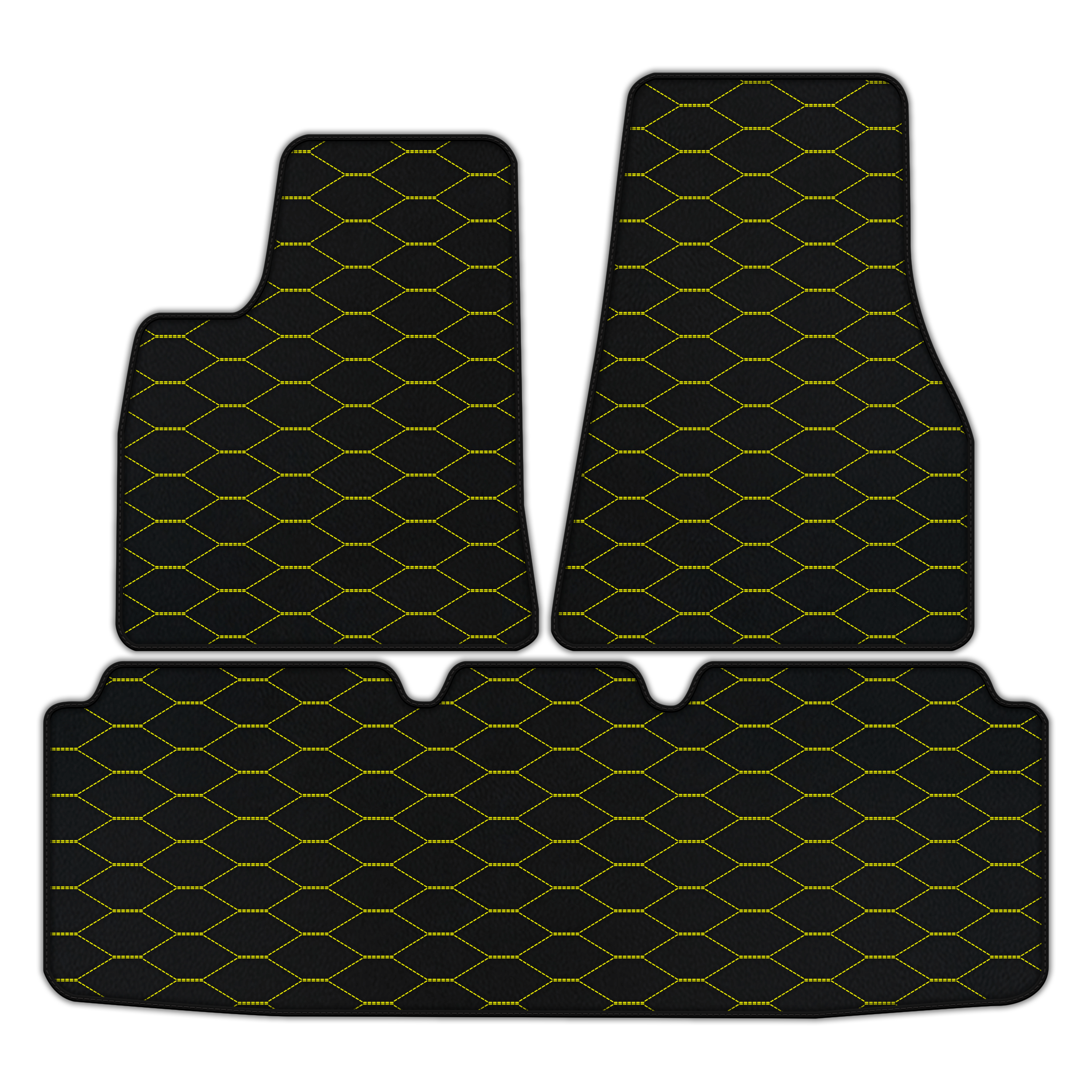 Custom Leather Floor Mats for Tesla Model S (2012-2023)