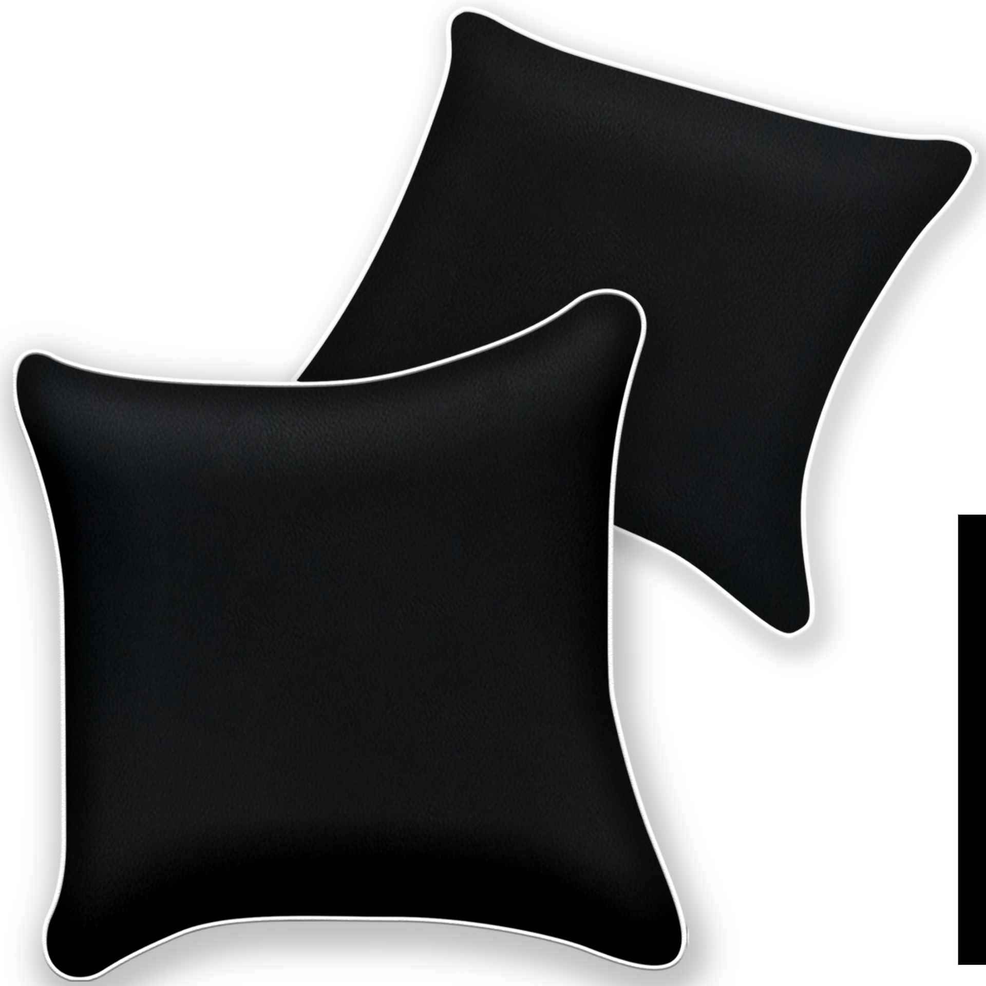 Premium Black Leather Floor Mats for Ferrari California | Full Set