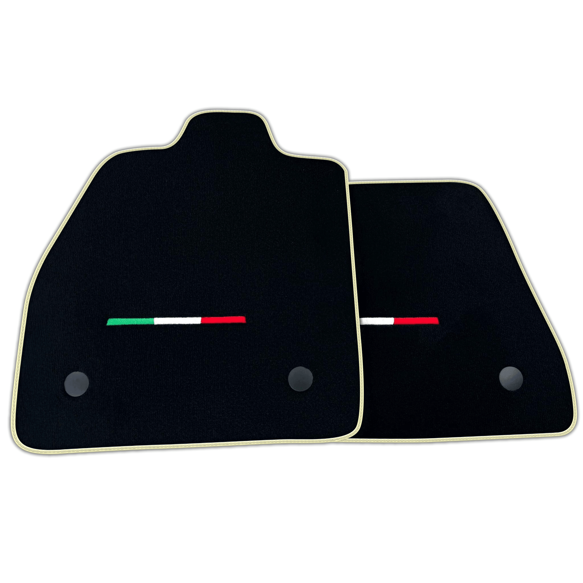 Black Floor Mats For Maserati MC20 (2020-2023) Italy Edition | Various Trim Colors
