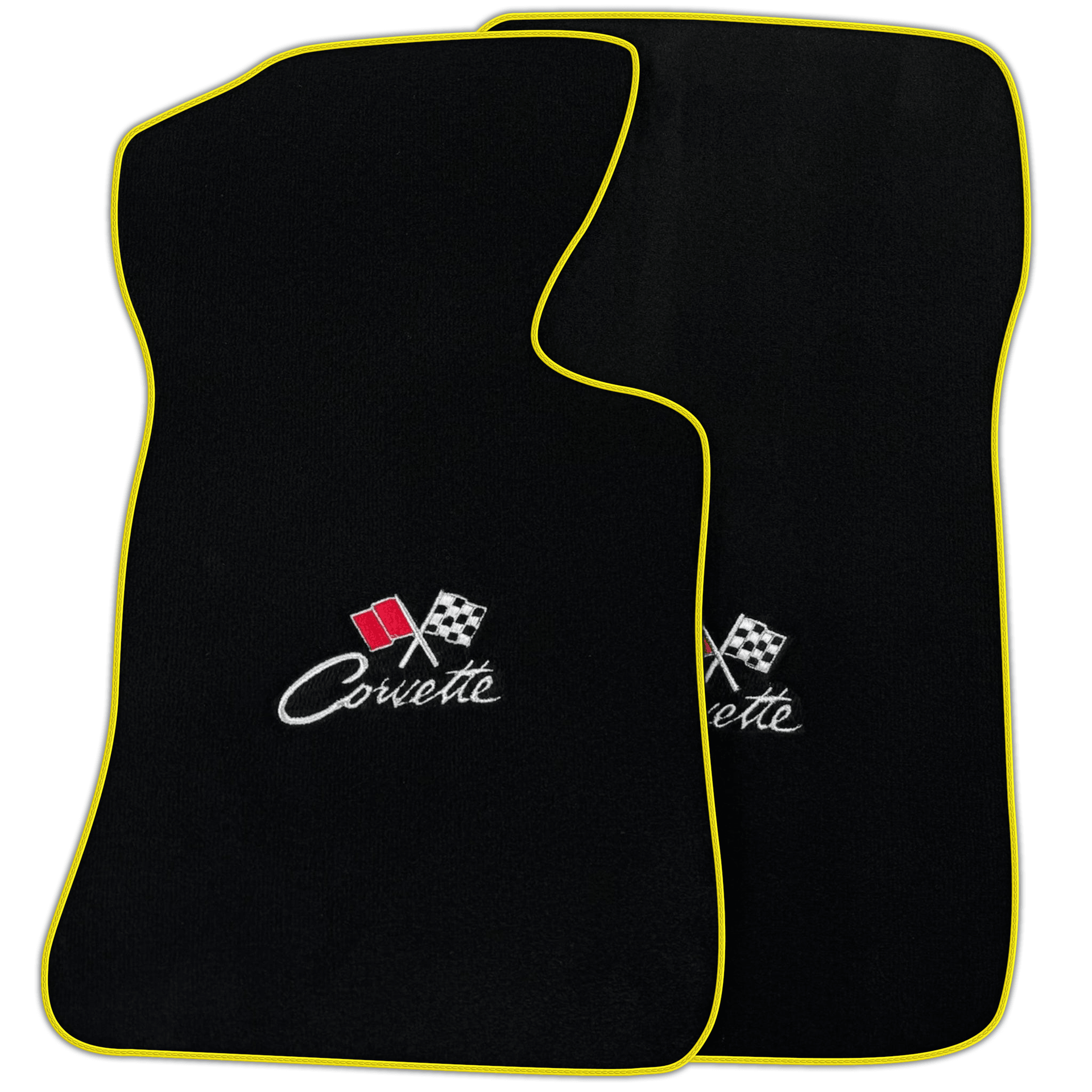 Black Floor Mats for Chevrolet Corvette C2 (1963-1967) | Various Trim Colors