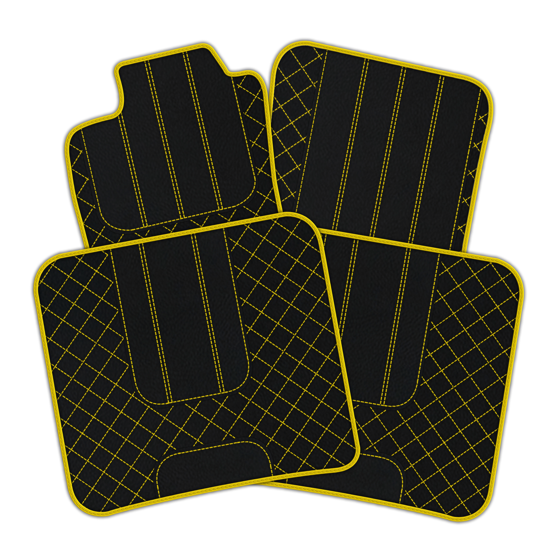 Customizable Leather Floor Mats with AW1 Pattern for Bentley Flying Spur (2019-2023) - AutoWin