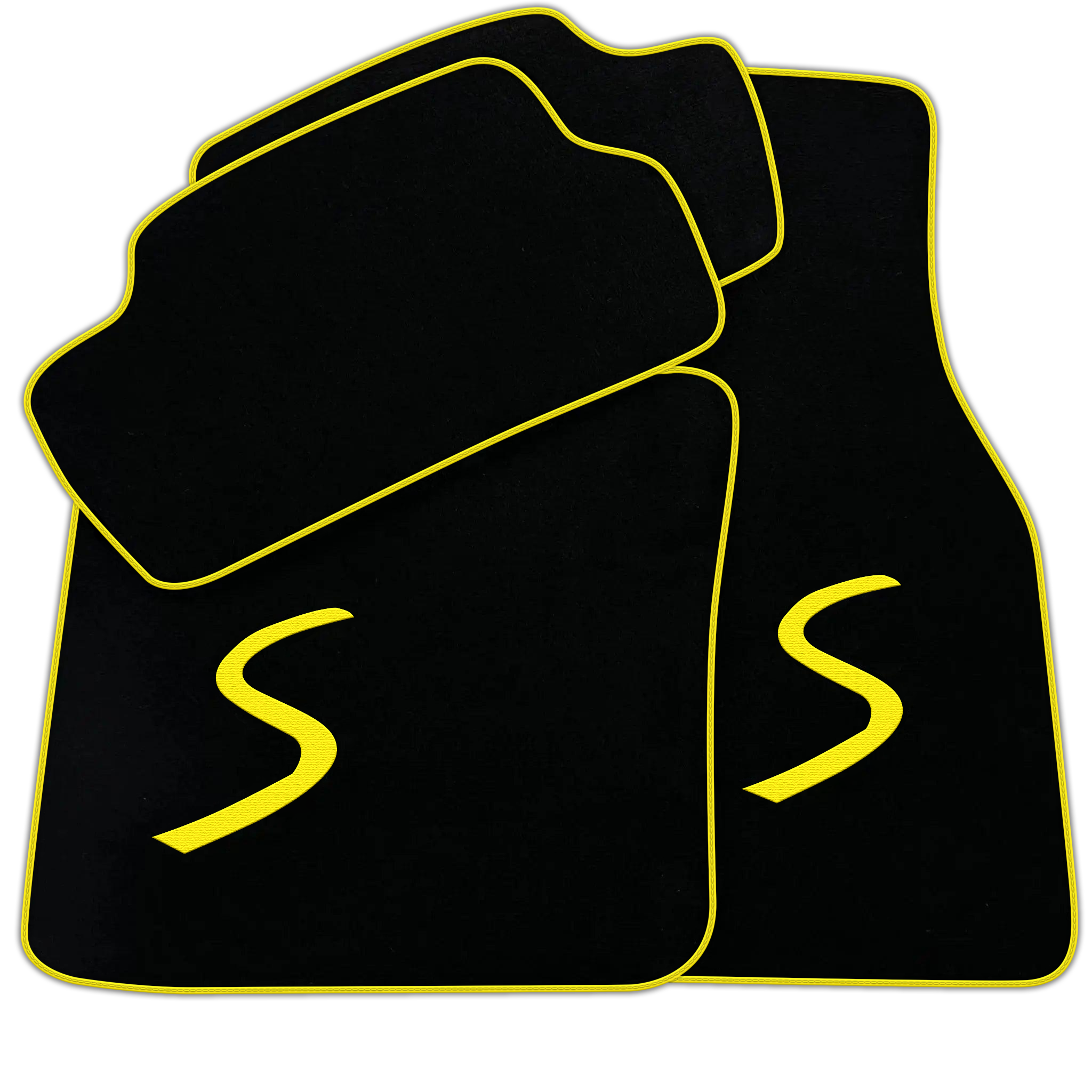 Black Floor Mats for Mini Cooper / One R53 (2001-2007) Cooper S