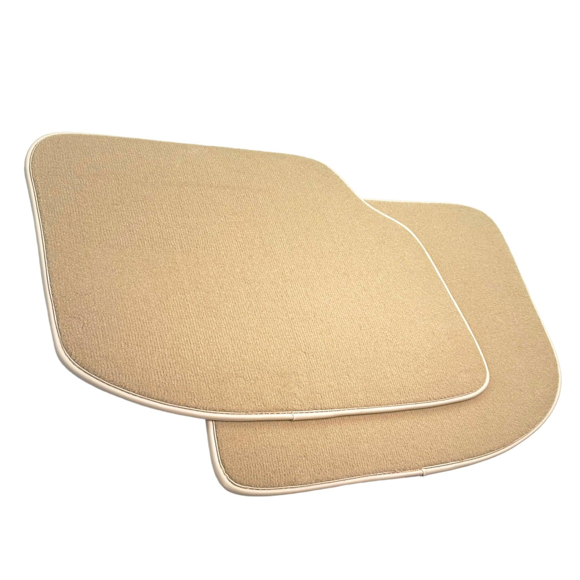 Beige Floor Mats For Bentley Continental GT (2018–2023) - AutoWin