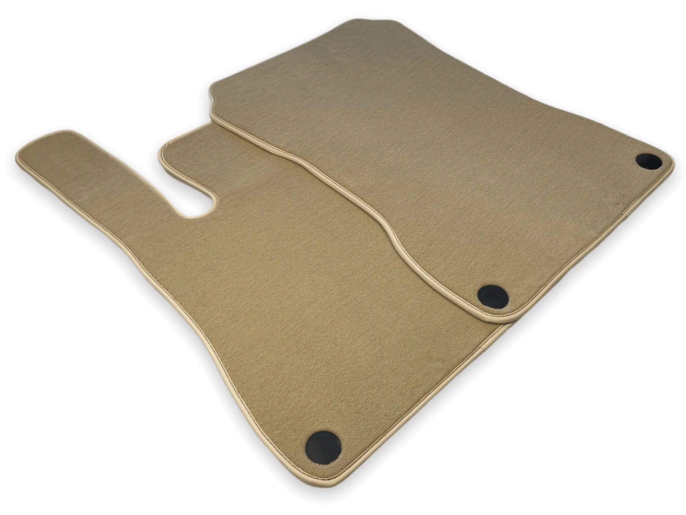 Beige Floor Mats For Mercedes-Benz SLC R172 (2016-2023) - AutoWin