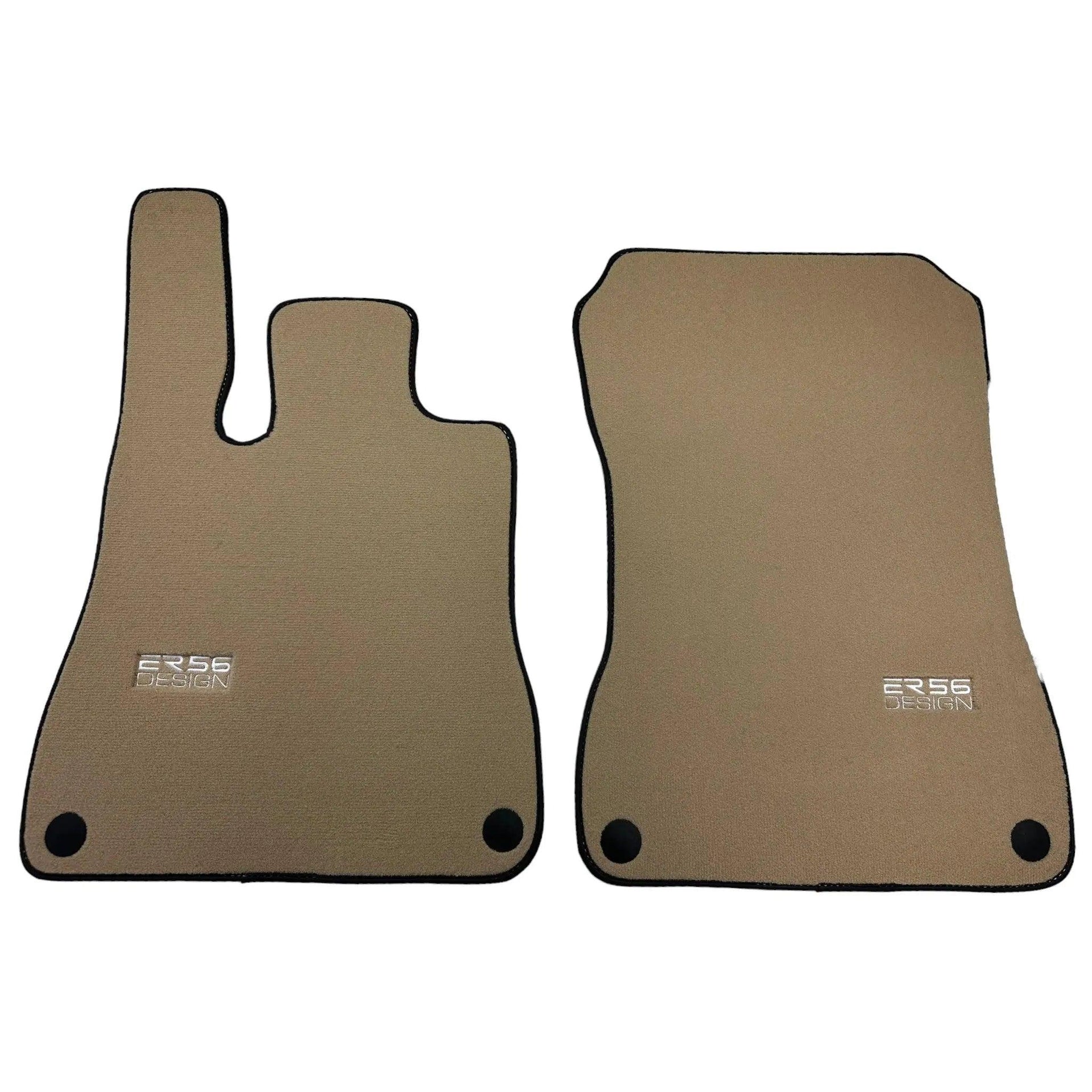 Beige Floor Mats For Mercedes-Benz SLC R172 (2016-2023) - AutoWin